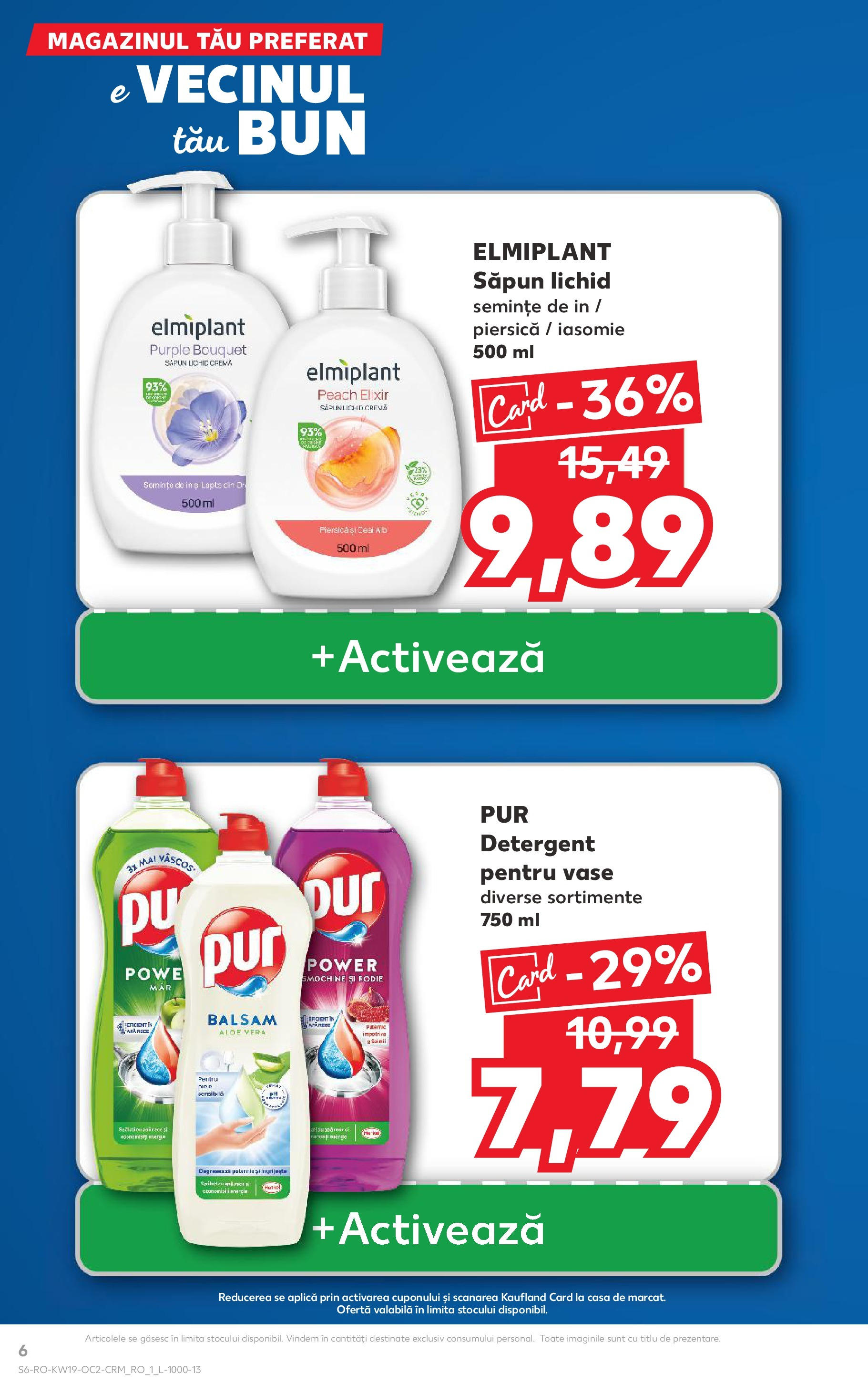 Catalog Kaufland 7 - 13 Mai 2025 | Pagina 6 | Produse: Elixir, Aloe vera, Lapte, Săpun