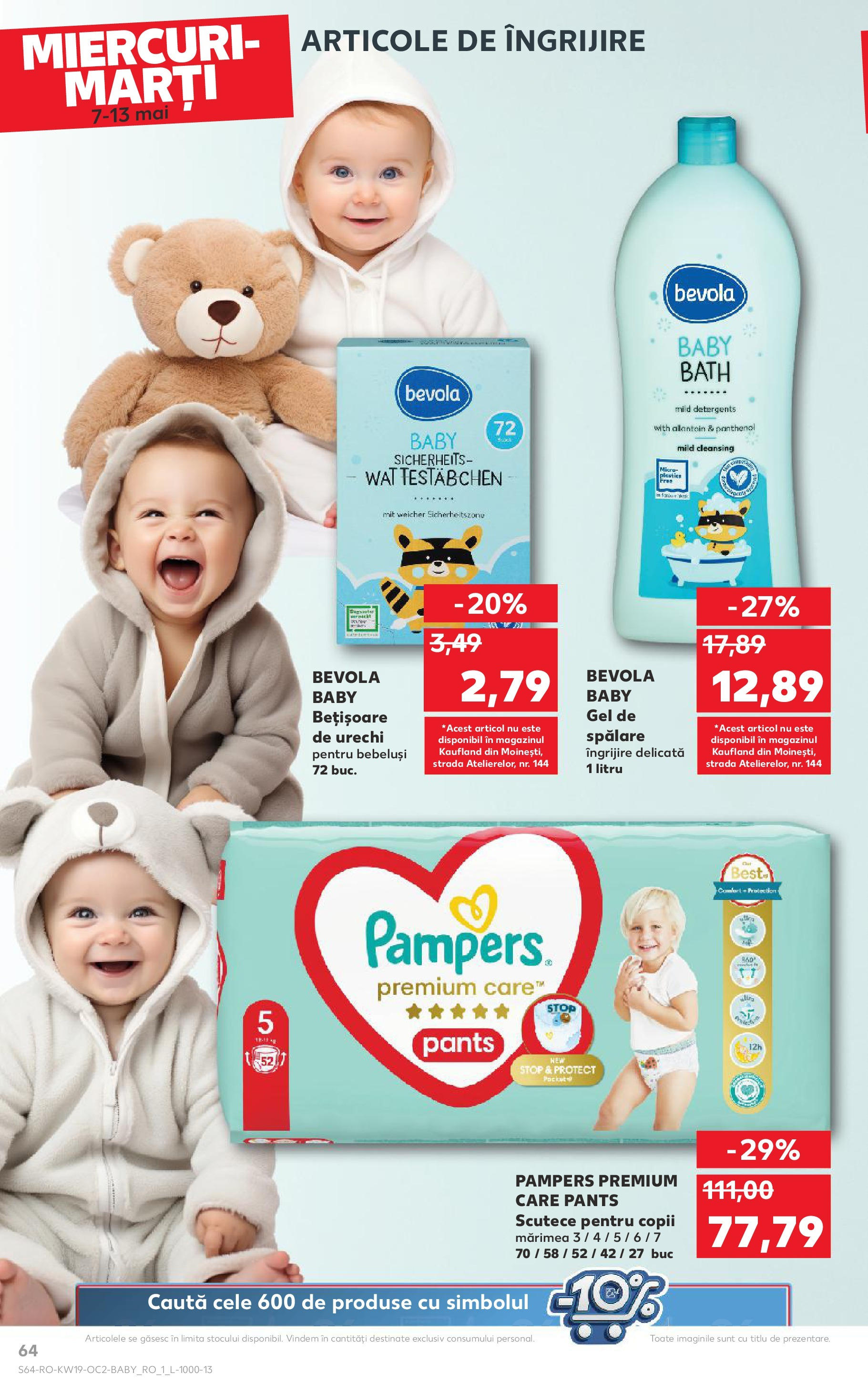 Catalog Kaufland 7 - 13 Mai 2025 | Pagina 64 | Produse: Pirinç gevreği, Scutece