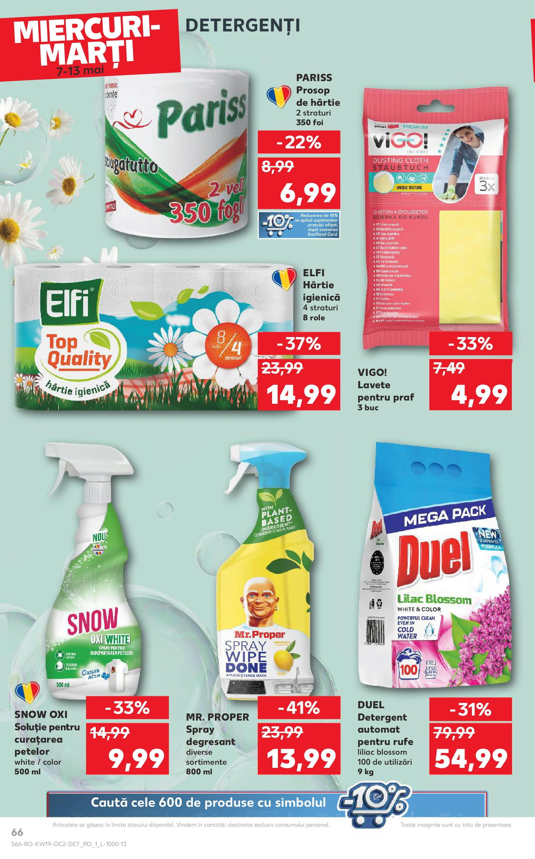 Catalog Kaufland 7 - 13 Mai 2025 | Pagina 66 | Produse: Pomelo, Role, Detergent, Lavete