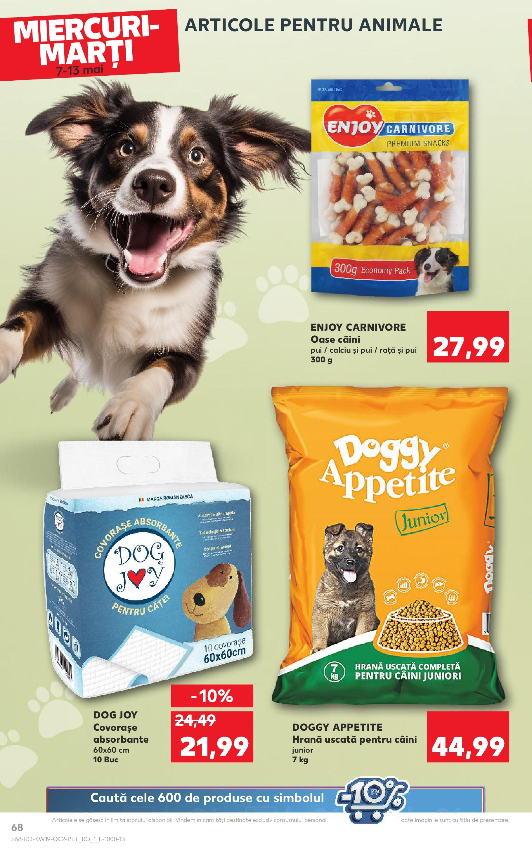 Catalog Kaufland 7 - 13 Mai 2025 | Pagina 68 | Produse: Hacıyatmaz Kedi Oyuncağı, Rață, Absorbante