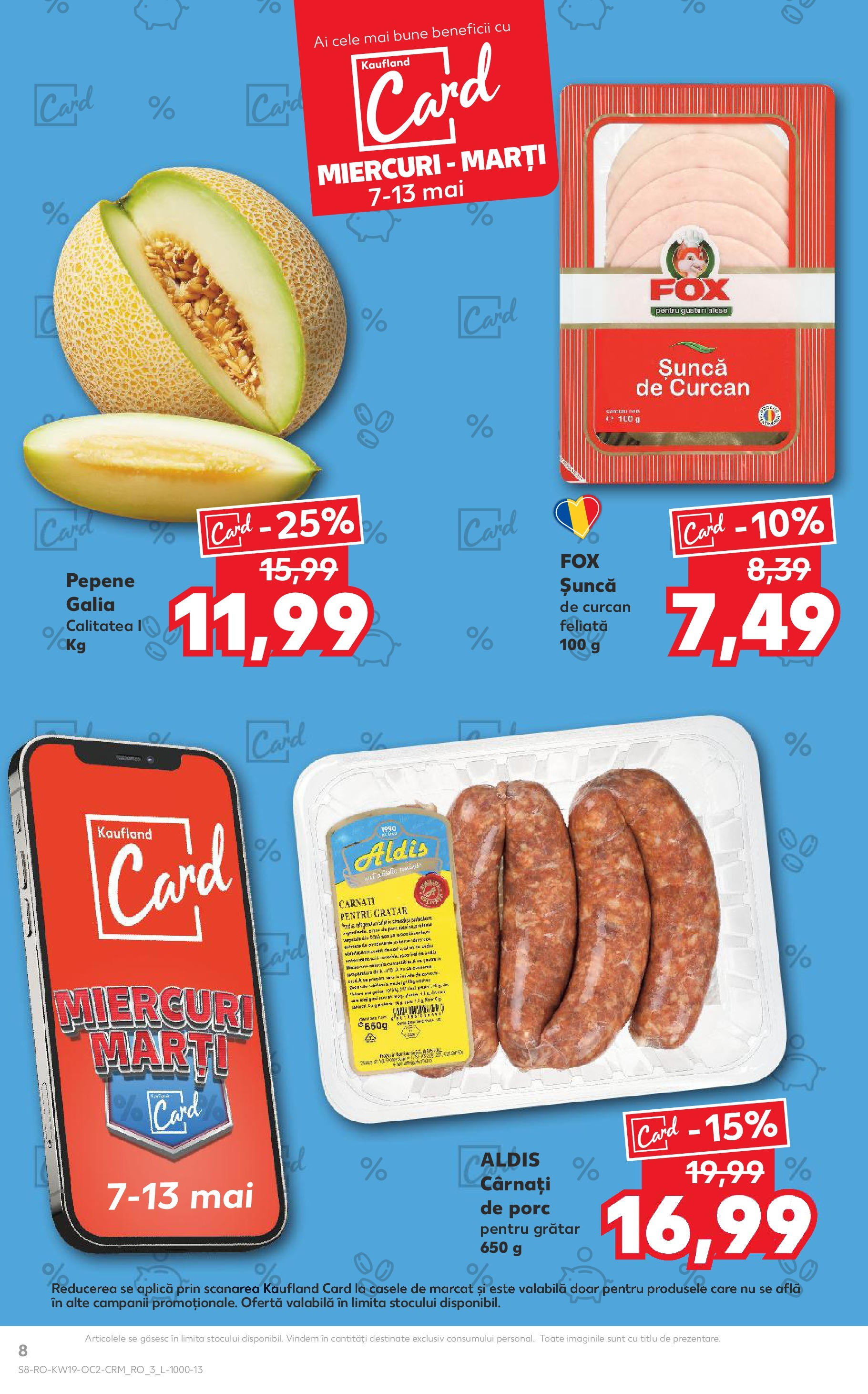 Catalog Kaufland 7 - 13 Mai 2025 | Pagina 8 | Produse: Grătar, Șuncă, Cârnați