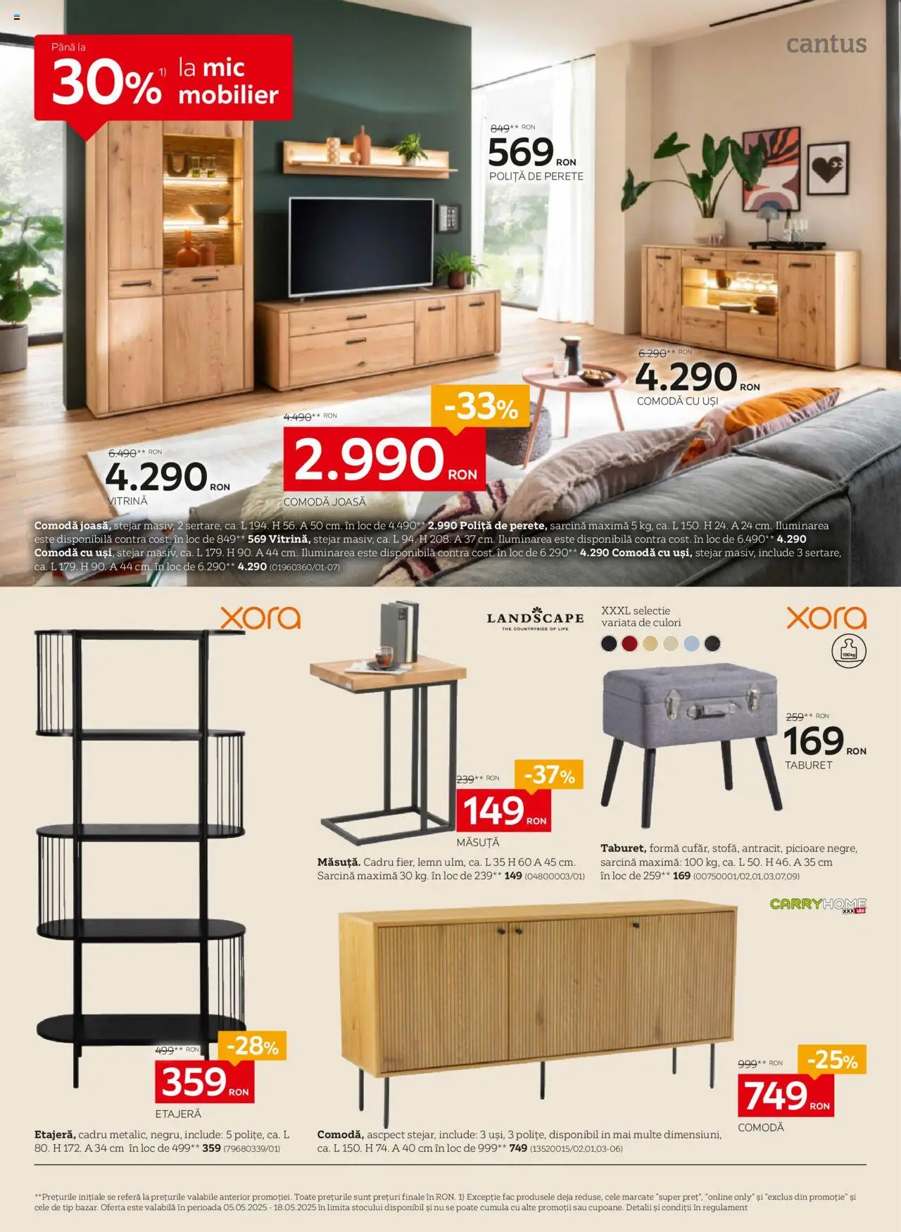 Catalog XXXLutz 5 Mai - 1 Iunie 2025 | Pagina 10 | Produse: Comodă, Taburet, Etajeră