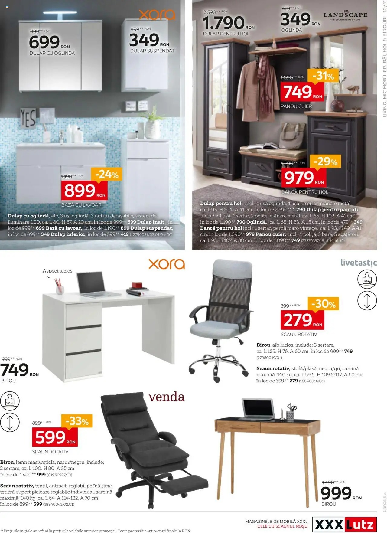 Catalog XXXLutz 5 Mai - 1 Iunie 2025 | Pagina 11 | Produse: Pernă, Scaun, Bancă, Ușă