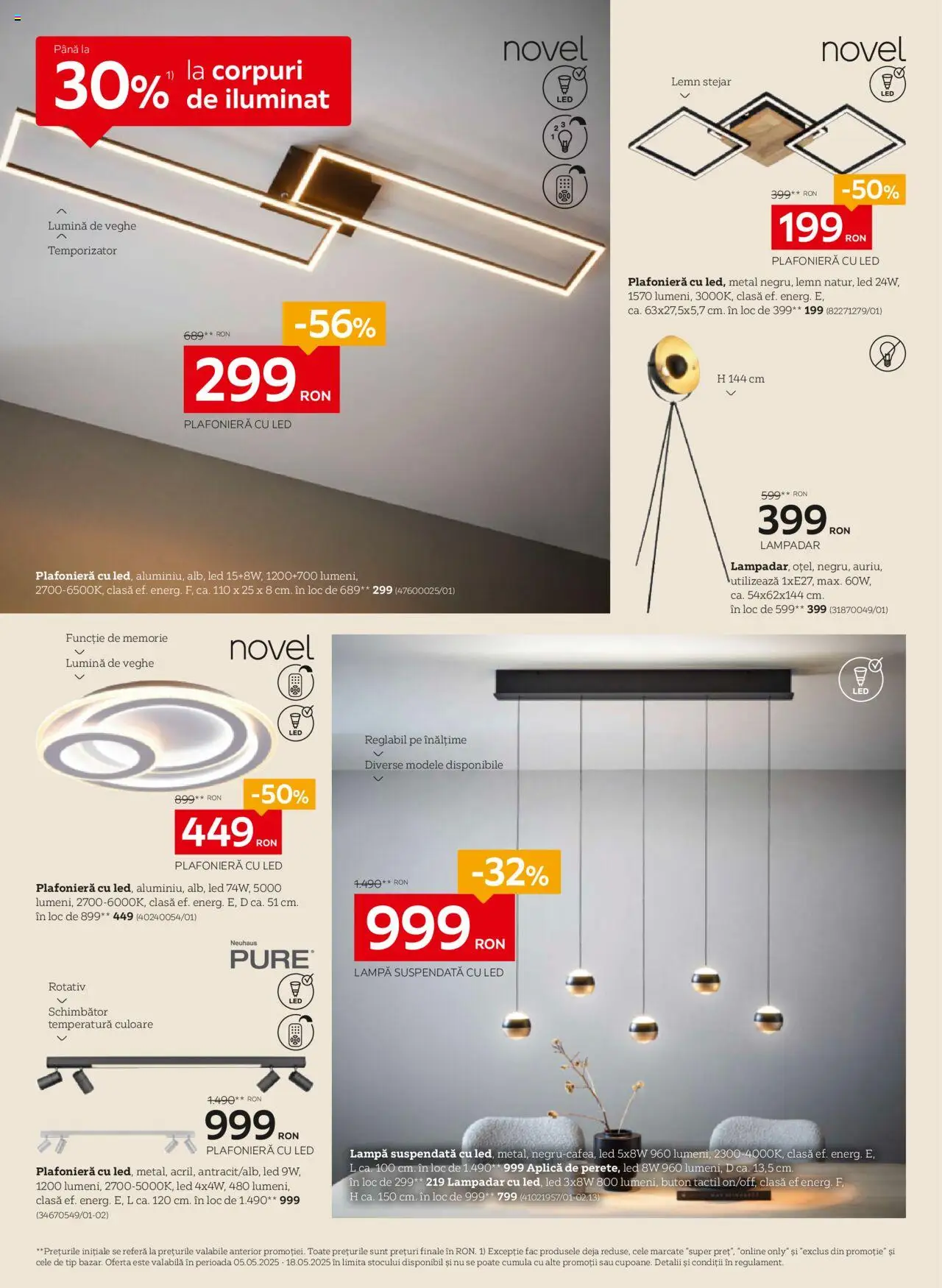 Catalog XXXLutz 5 Mai - 1 Iunie 2025 | Pagina 14 | Produse: Tavuk suyu, Plafonieră, Babak, Lampă