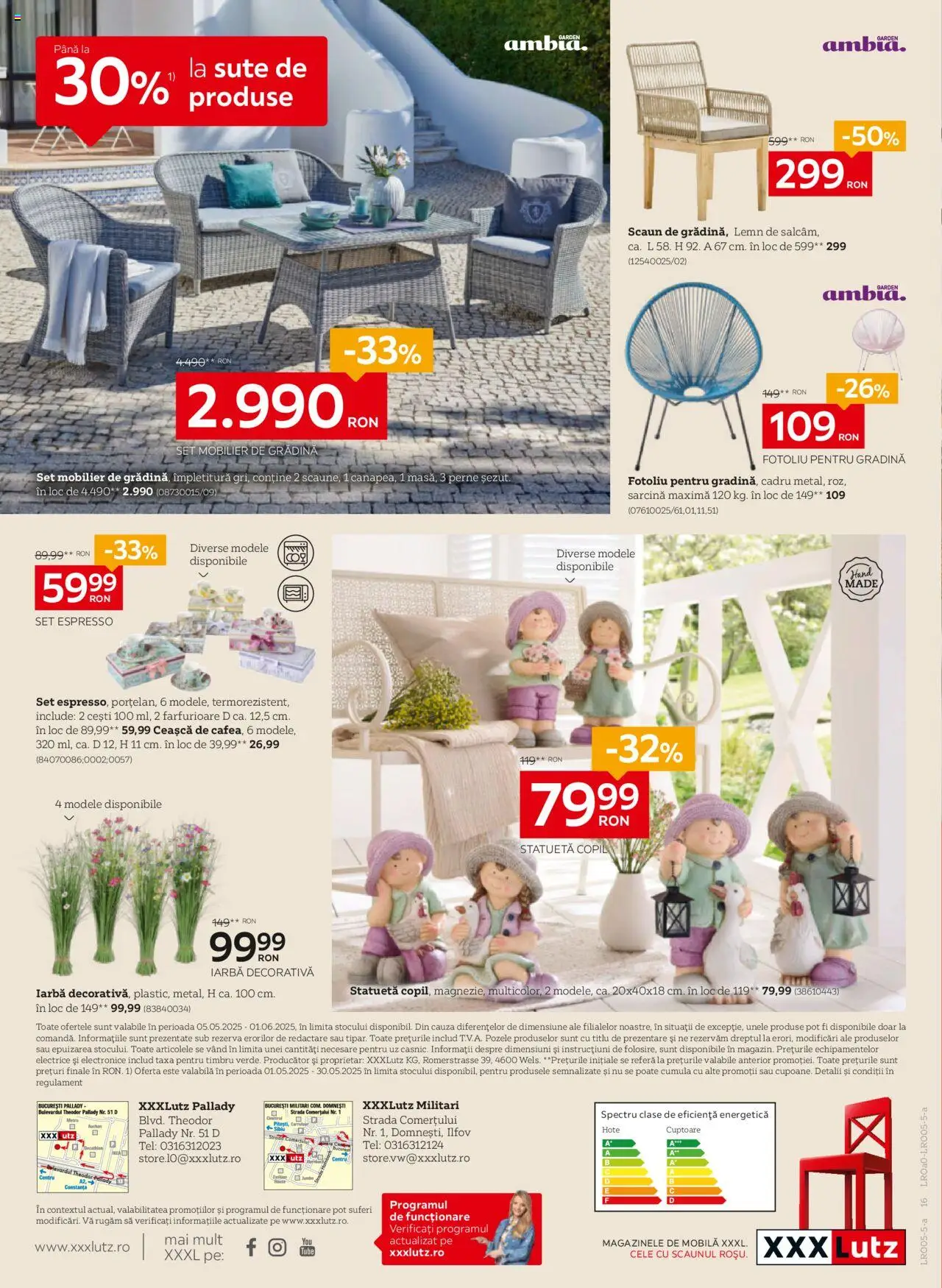 Catalog XXXLutz 5 Mai - 1 Iunie 2025 | Pagina 16 | Produse: Fotoliu, Scaun