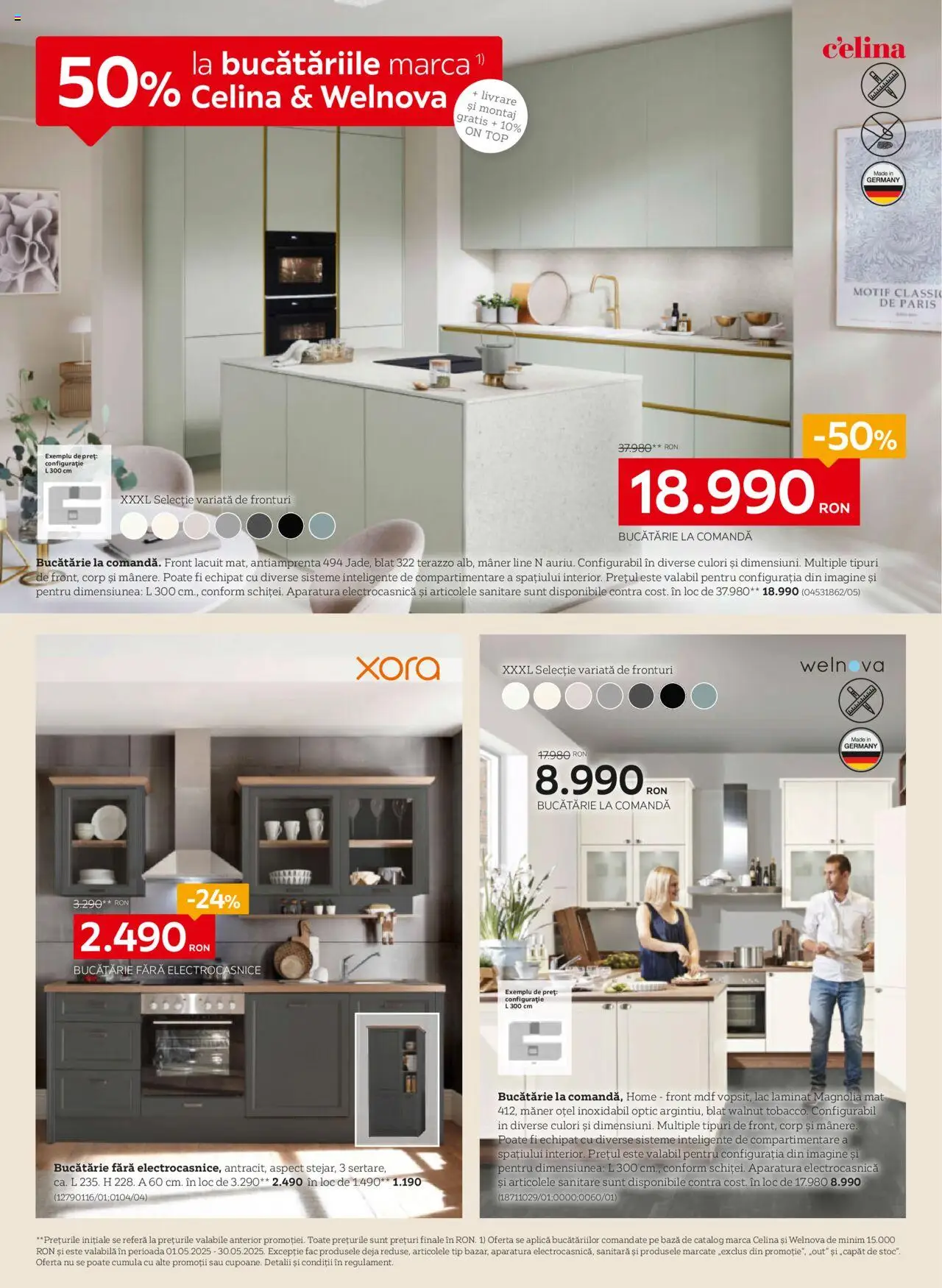 Catalog XXXLutz 5 Mai - 1 Iunie 2025 | Pagina 4 | Produse: Top, Mâner, Bucătărie