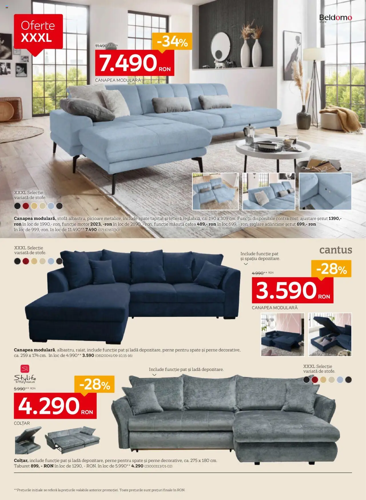 Catalog XXXLutz 5 Mai - 1 Iunie 2025 | Pagina 6 | Produse: Delgeç, Pat, Canapea, Taburet