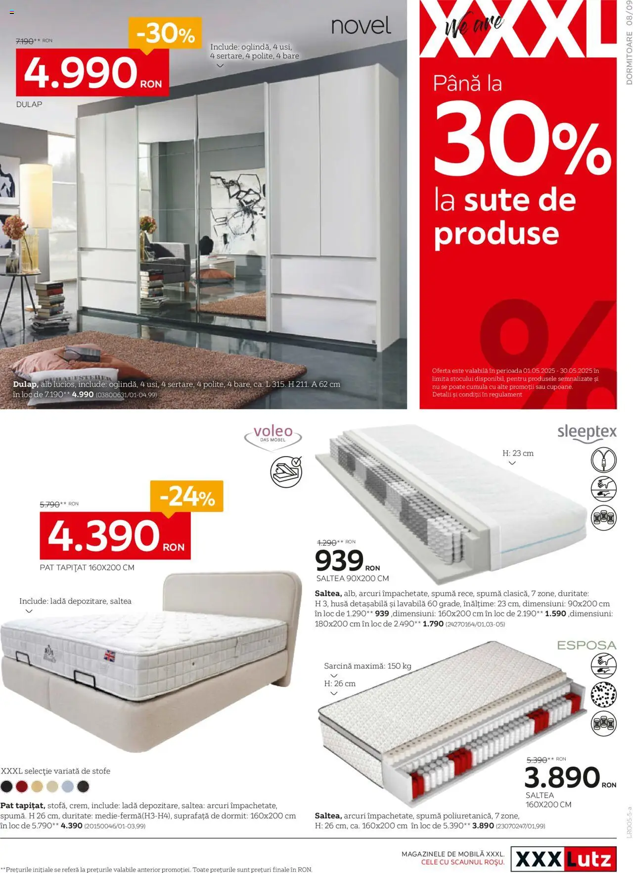 Catalog XXXLutz 5 Mai - 1 Iunie 2025 | Pagina 9 | Produse: Pat, Saltea, Türk kahvesi öğütme değirmeni