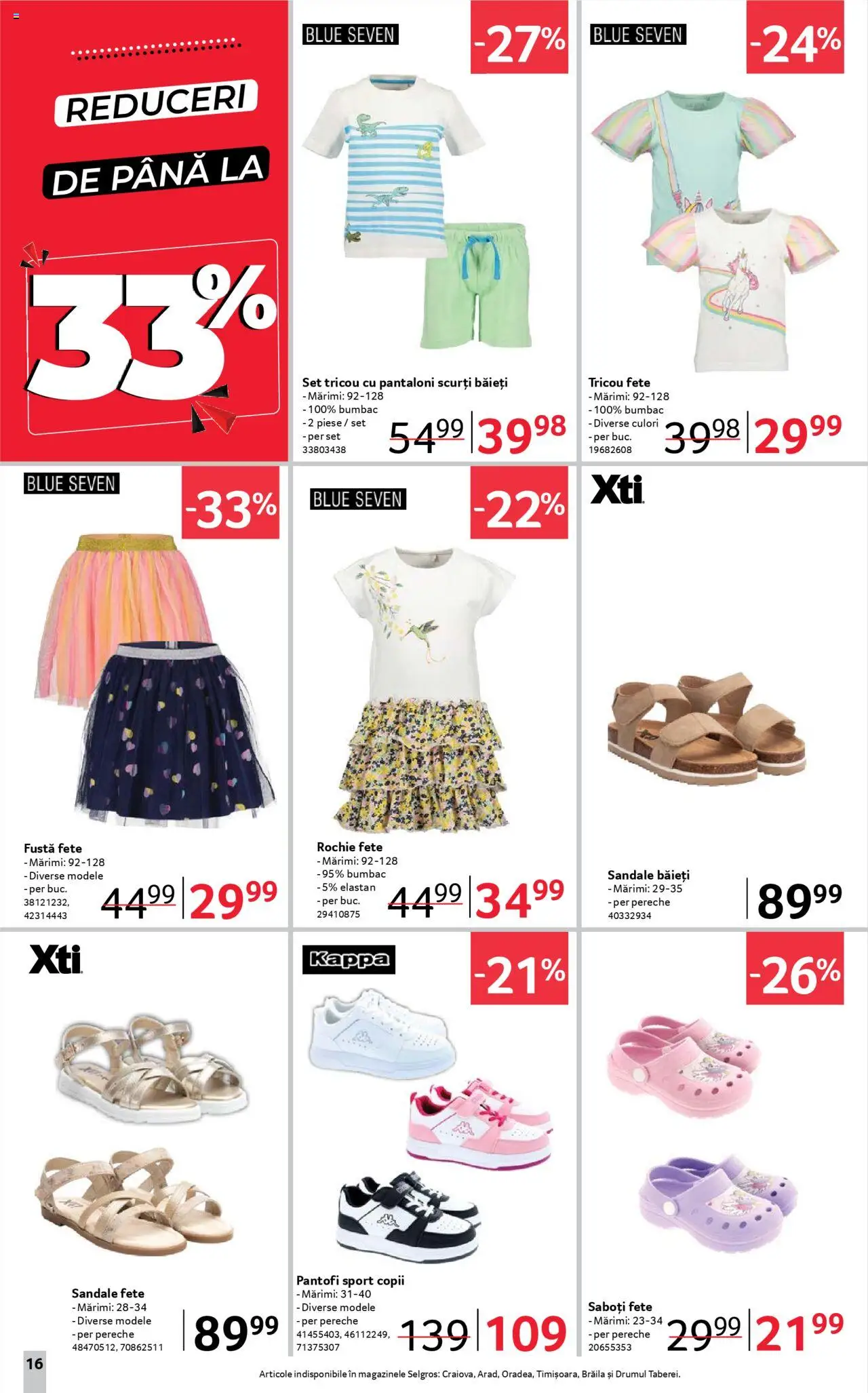 Catalog Selgros 2 - 15 Mai 2025 | Pagina 16 | Produse: Rochie, Pantofi, Tricou, Pantaloni scurți
