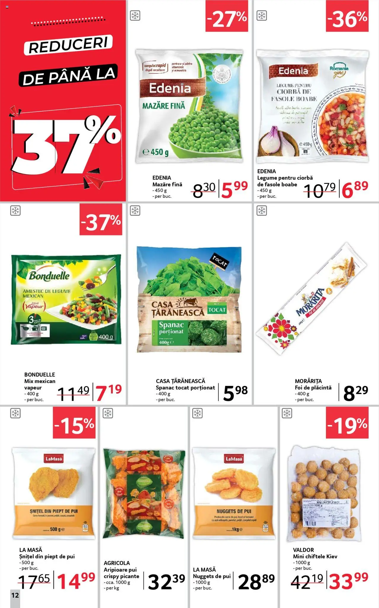 Catalog Selgros 2 - 15 Mai 2025 | Pagina 12 | Produse: Mazăre, Masă, Plăcintă, Legume