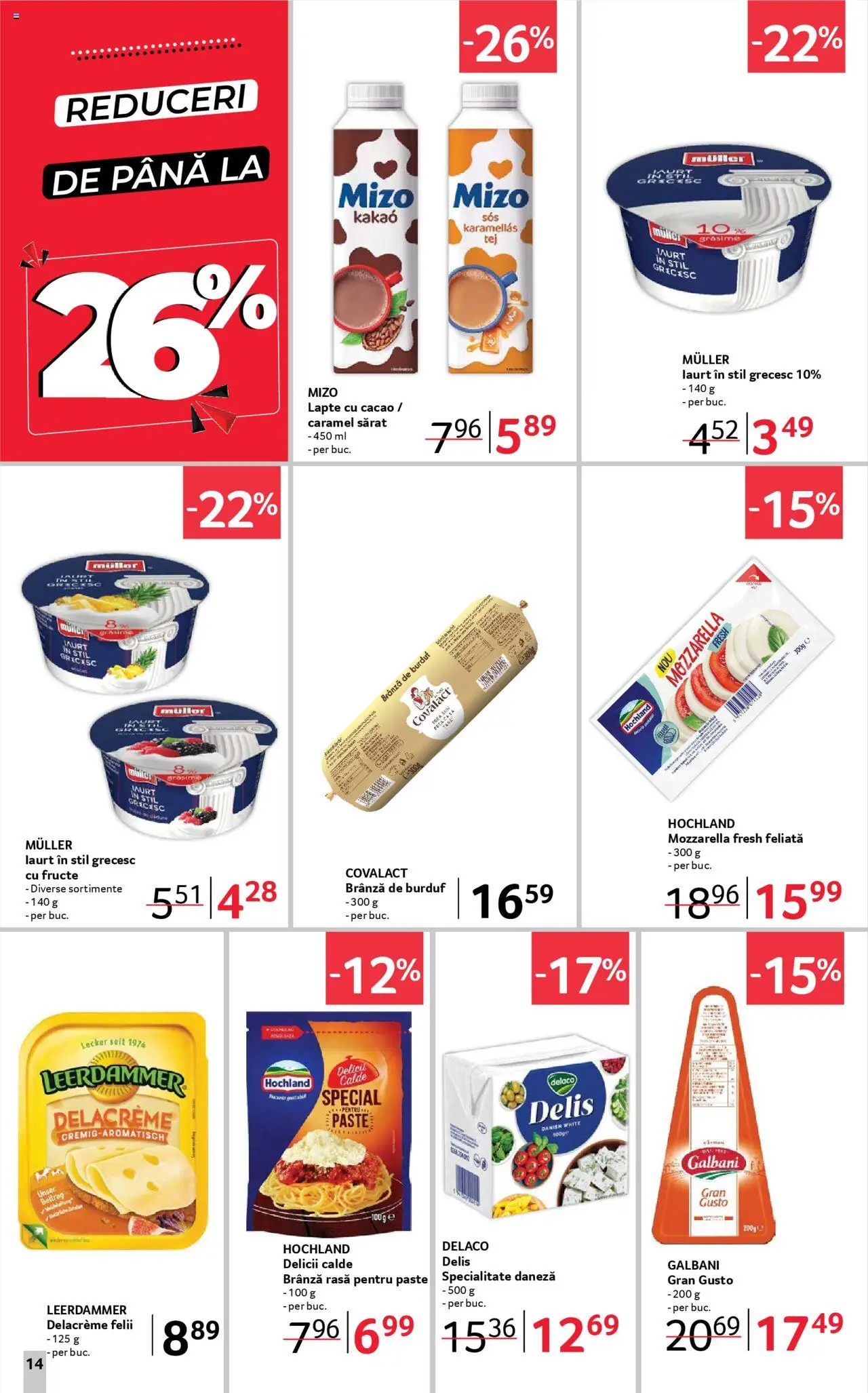 Catalog Selgros 2 - 15 Mai 2025 | Pagina 14 | Produse: Lapte, Iaurt, Paste, Cacao
