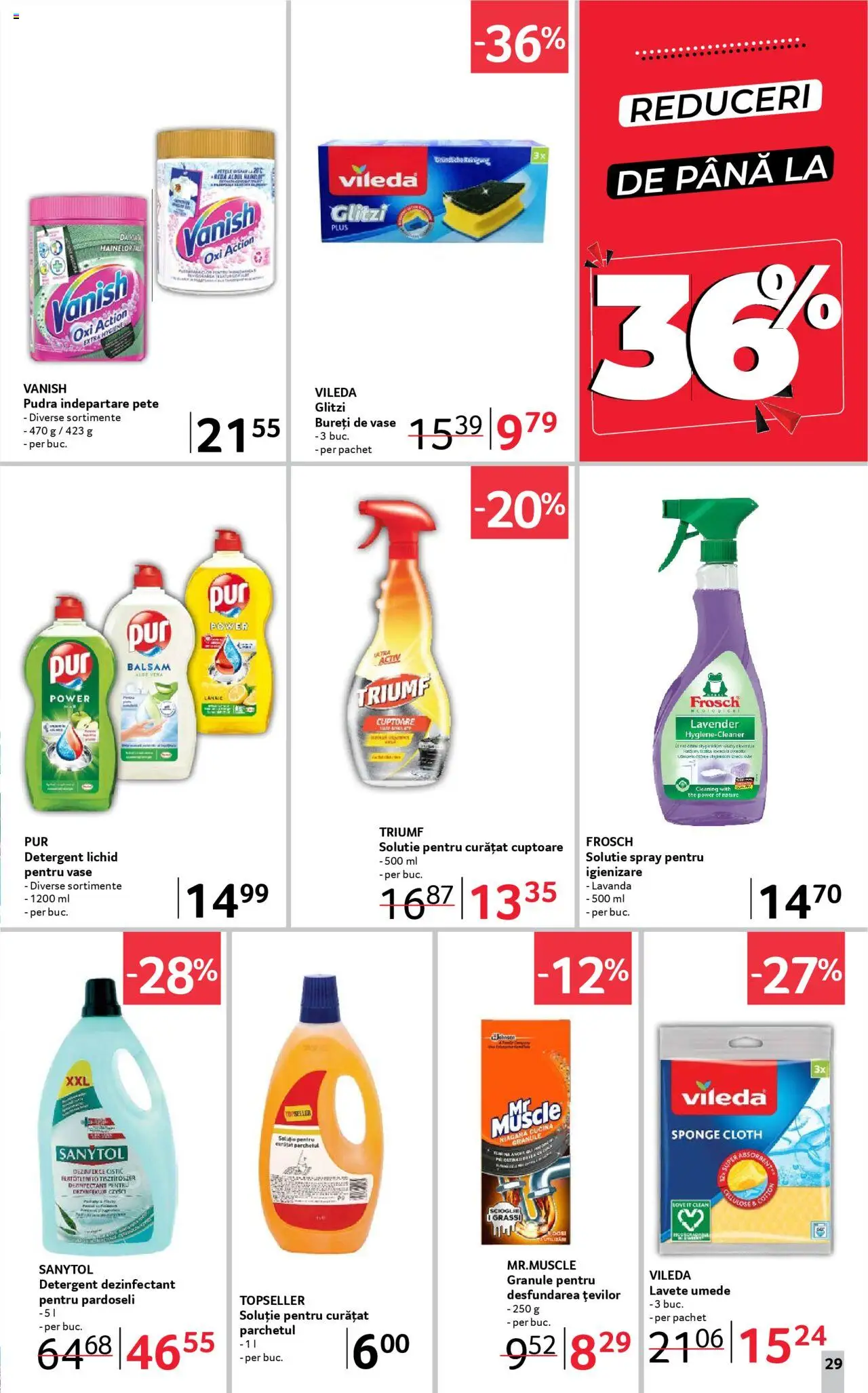 Catalog Selgros 2 - 15 Mai 2025 | Pagina 29 | Produse: Pudră, Balsam, Detergent, Çelik Mama ve Su Kabı