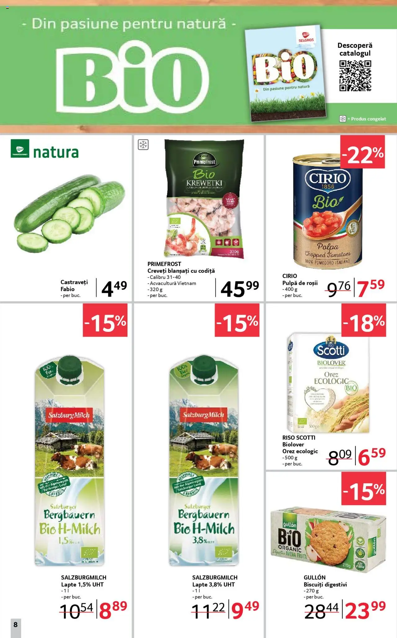 Catalog Selgros 2 - 15 Mai 2025 | Pagina 8 | Produse: Şerit ödül, Lapte, Orez, Biscuiți