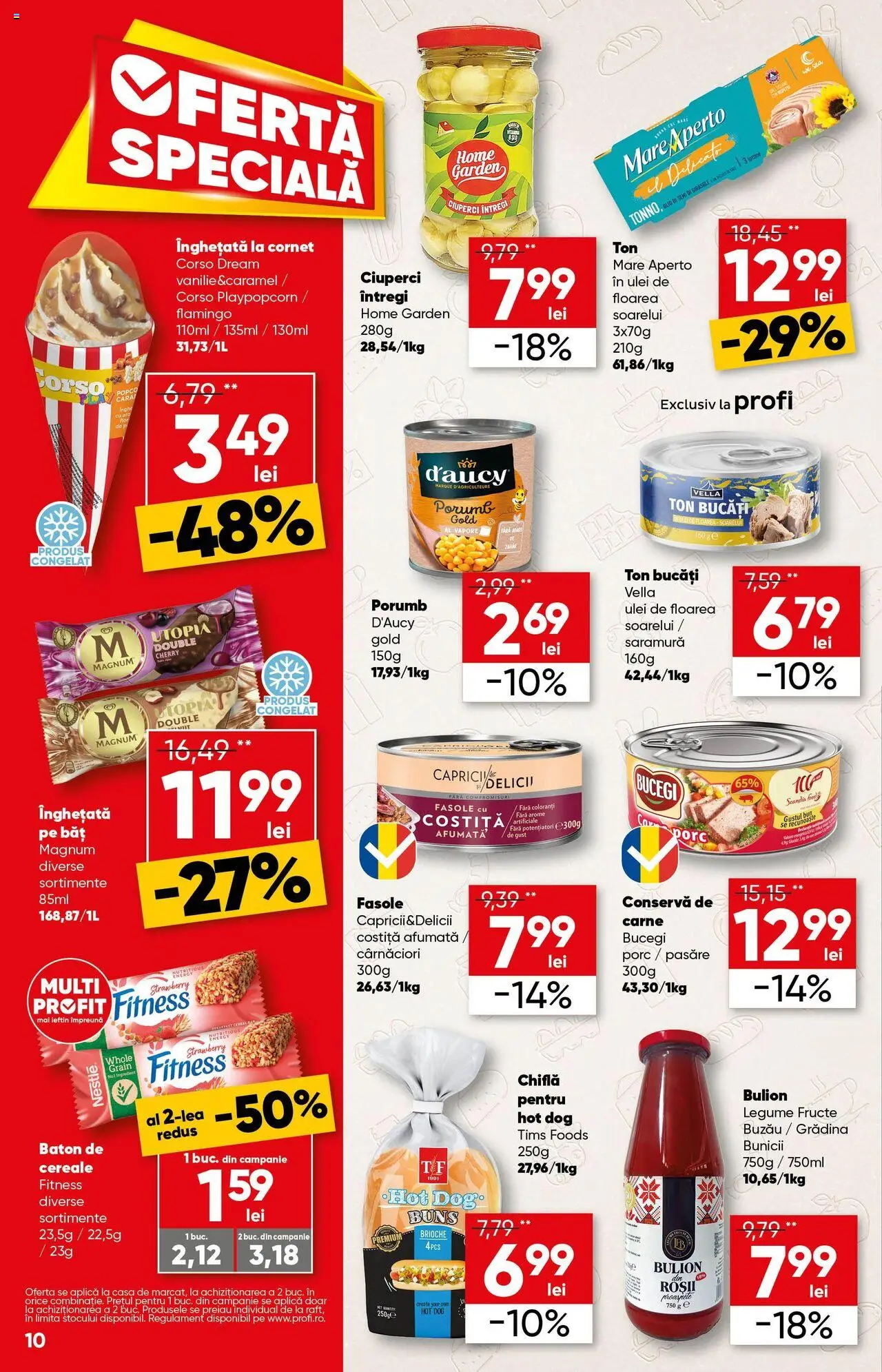 Catalog Profi 30 Aprilie - 13 Mai 2025 | Pagina 10 | Produse: Ciuperci, Cereale, Înghețată, Fructe