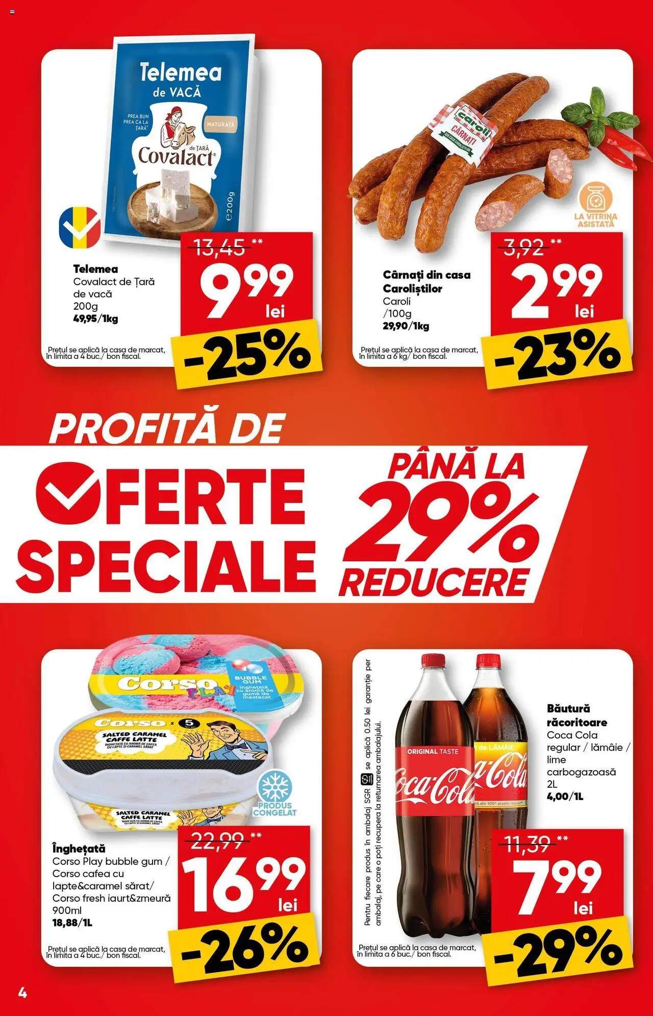 Catalog Profi 30 Aprilie - 13 Mai 2025 | Pagina 4 | Produse: Vitrină, Lapte, Înghețată, Cârnați