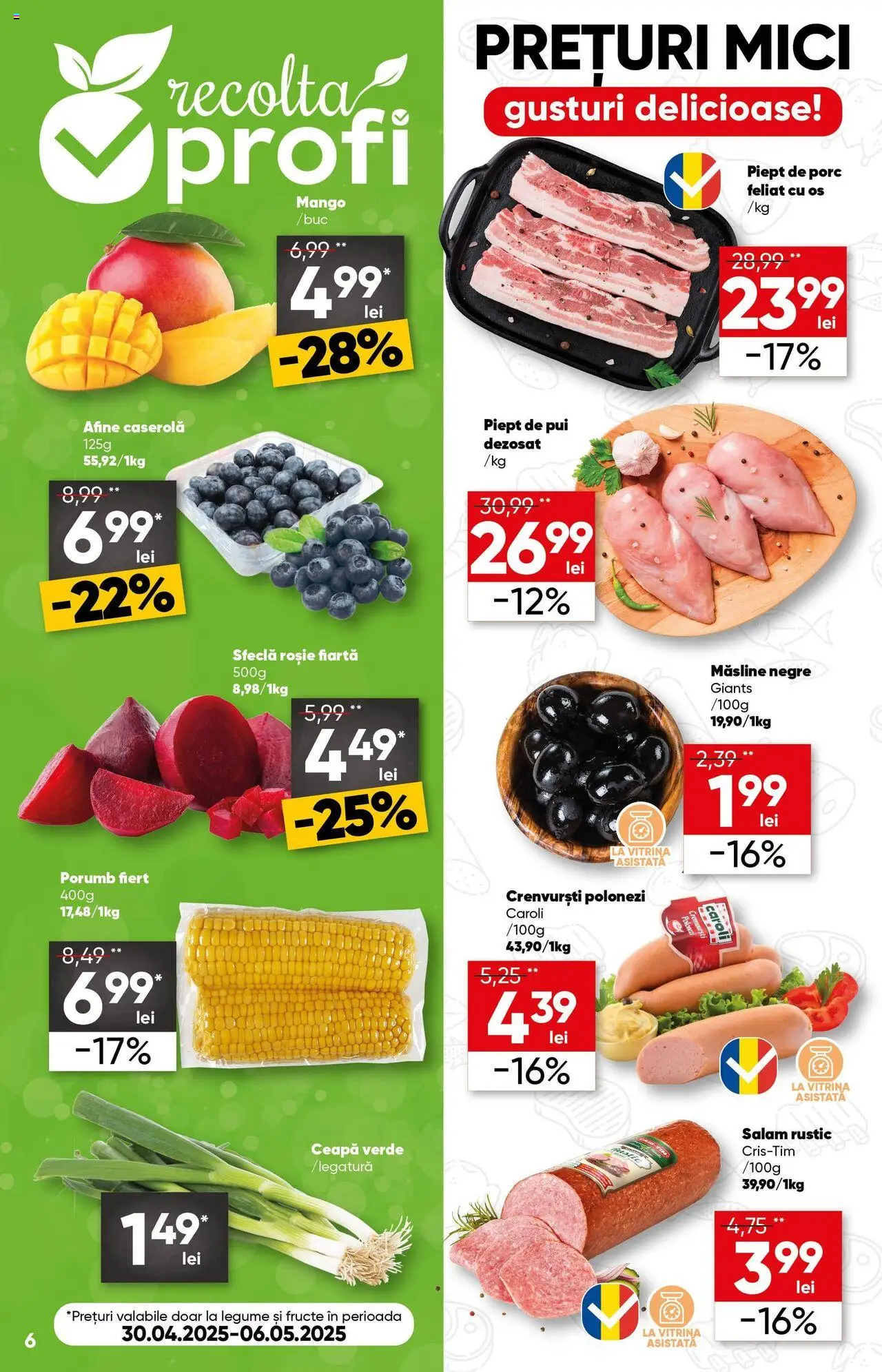Catalog Profi 30 Aprilie - 13 Mai 2025 | Pagina 6 | Produse: Not defteri, Hacıyatmaz Kedi Oyuncağı, Porumb, Legume