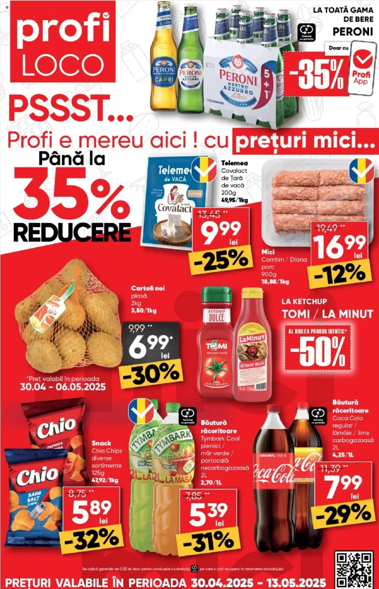 Catalog Profi 30 Aprilie - 13 Mai 2025 | Pagina 1 | Produse: Masă, Bere, Ketchup, Sare