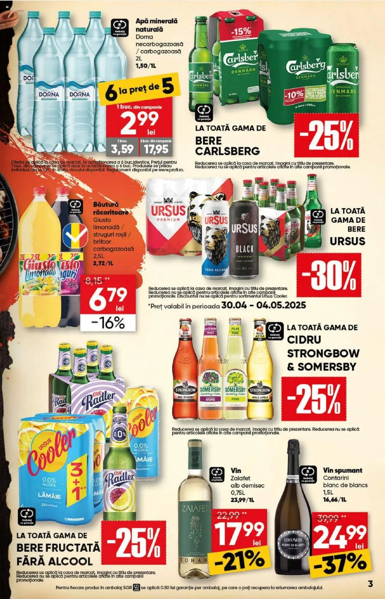 Catalog Profi 30 Aprilie - 13 Mai 2025 | Pagina 3 | Produse: Struguri, Pară, Yazı tahtası kalemi, Lămâie