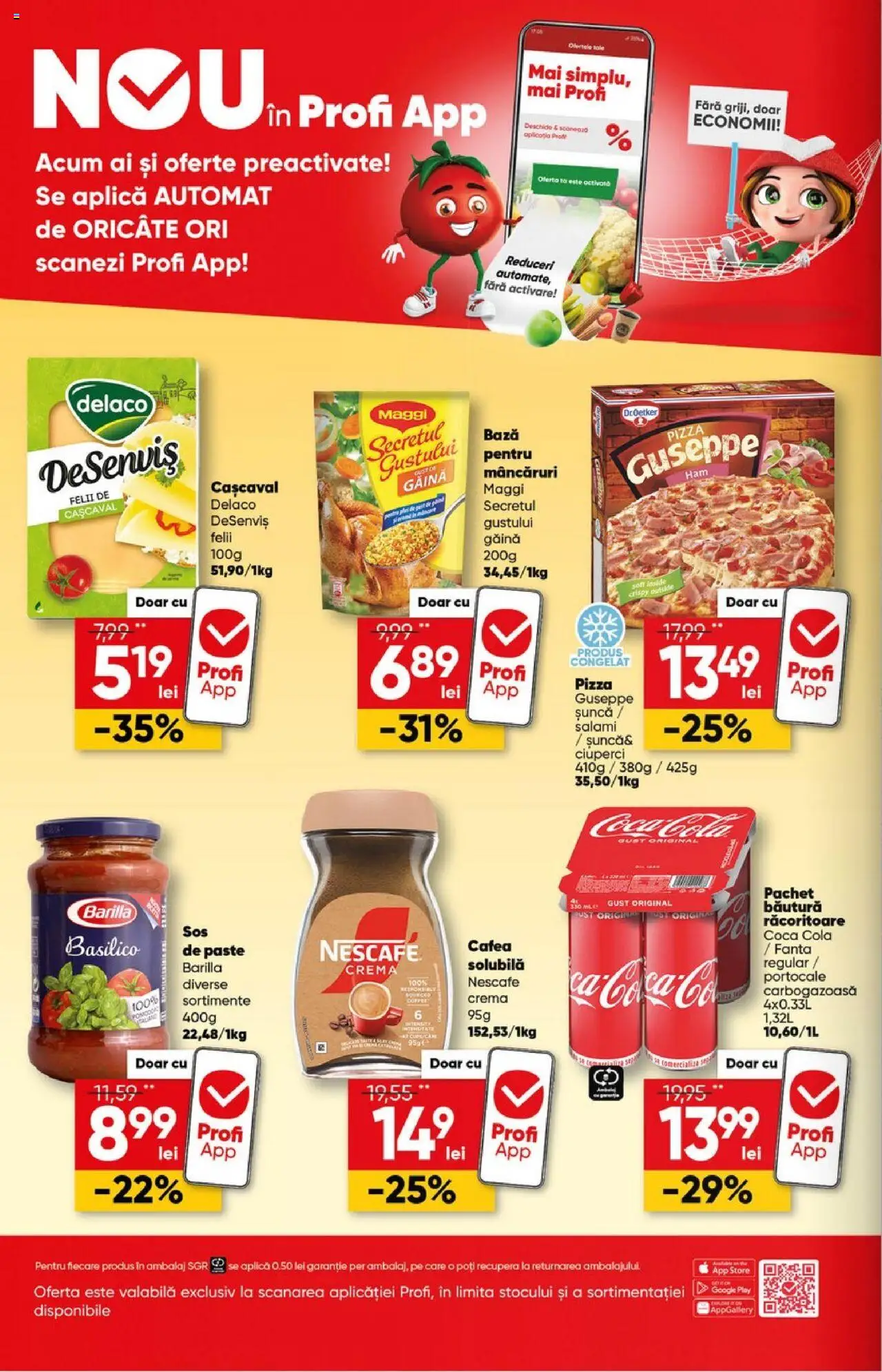 Catalog Profi 30 Aprilie - 13 Mai 2025 | Pagina 4 | Produse: Light Kedi Konservesi, Ciuperci, Amerikan servis, Cafea