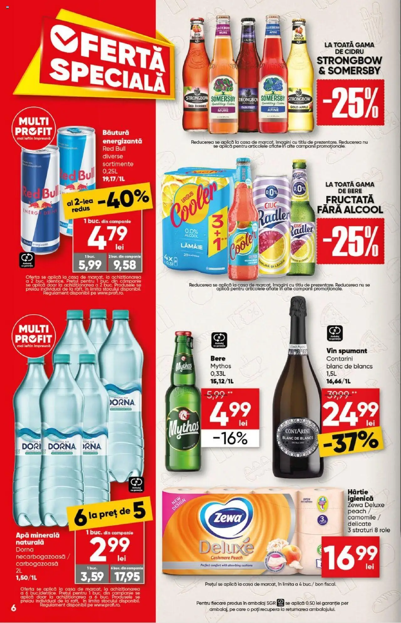 Catalog Profi 30 Aprilie - 13 Mai 2025 | Pagina 6 | Produse: Yazı tahtası kalemi, Köpek Sabunu, Apple, Vin