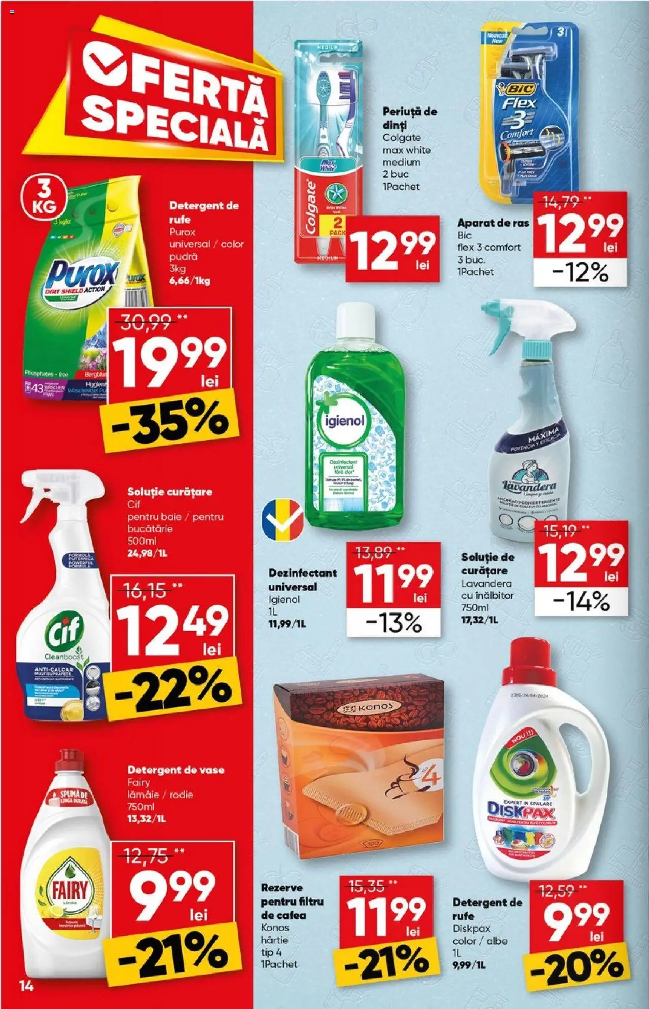 Catalog Profi 30 Aprilie - 13 Mai 2025 | Pagina 14 | Produse: Pudră, Cafea, Detergent, Lămâie