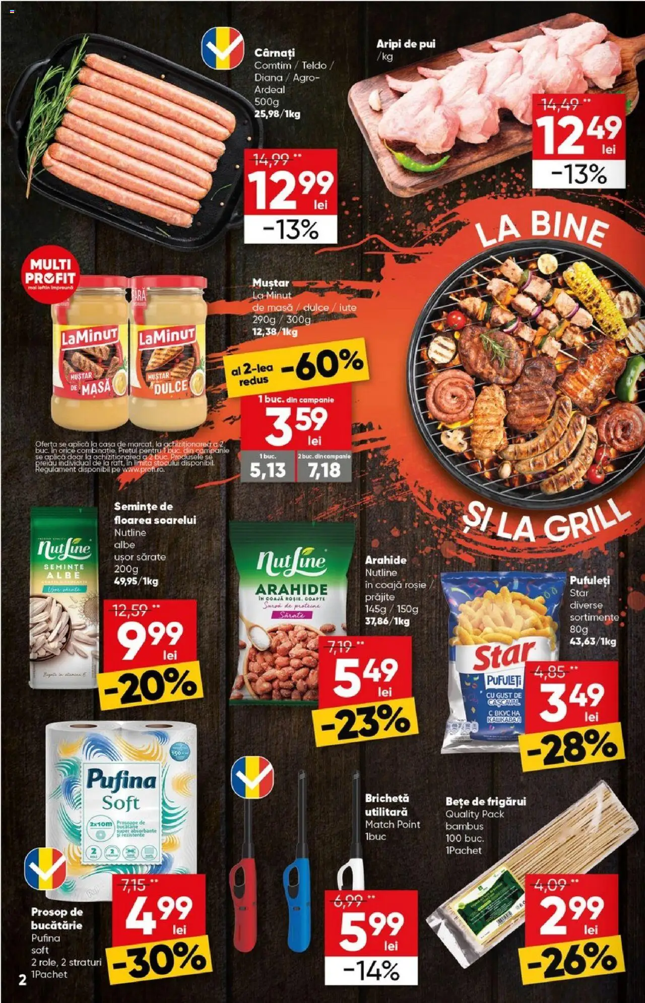 Catalog Profi 30 Aprilie - 13 Mai 2025 | Pagina 2 | Produse: Bucătărie, Absorbante, Bant, Cârnați