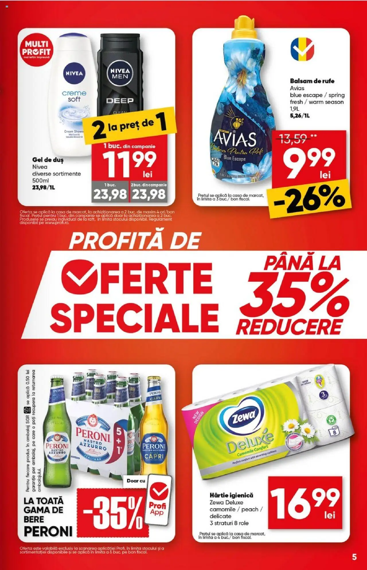 Catalog Profi 30 Aprilie - 13 Mai 2025 | Pagina 5 | Produse: Pomelo, Role, Duș, Gel de duș
