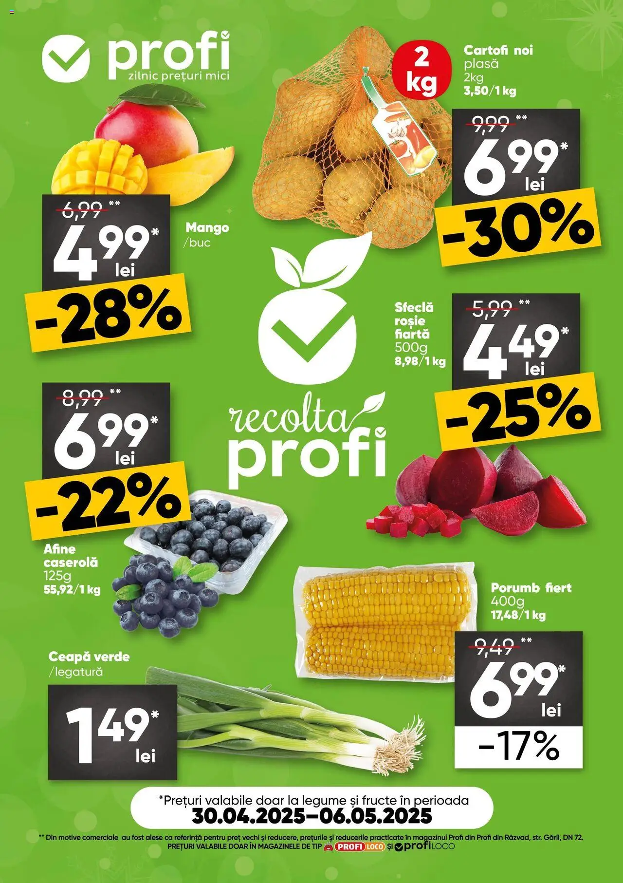 Catalog Profi 30 Aprilie - 6 Mai 2025 | Pagina 1 | Produse: Mici, Legume, Fructe, Sfeclă