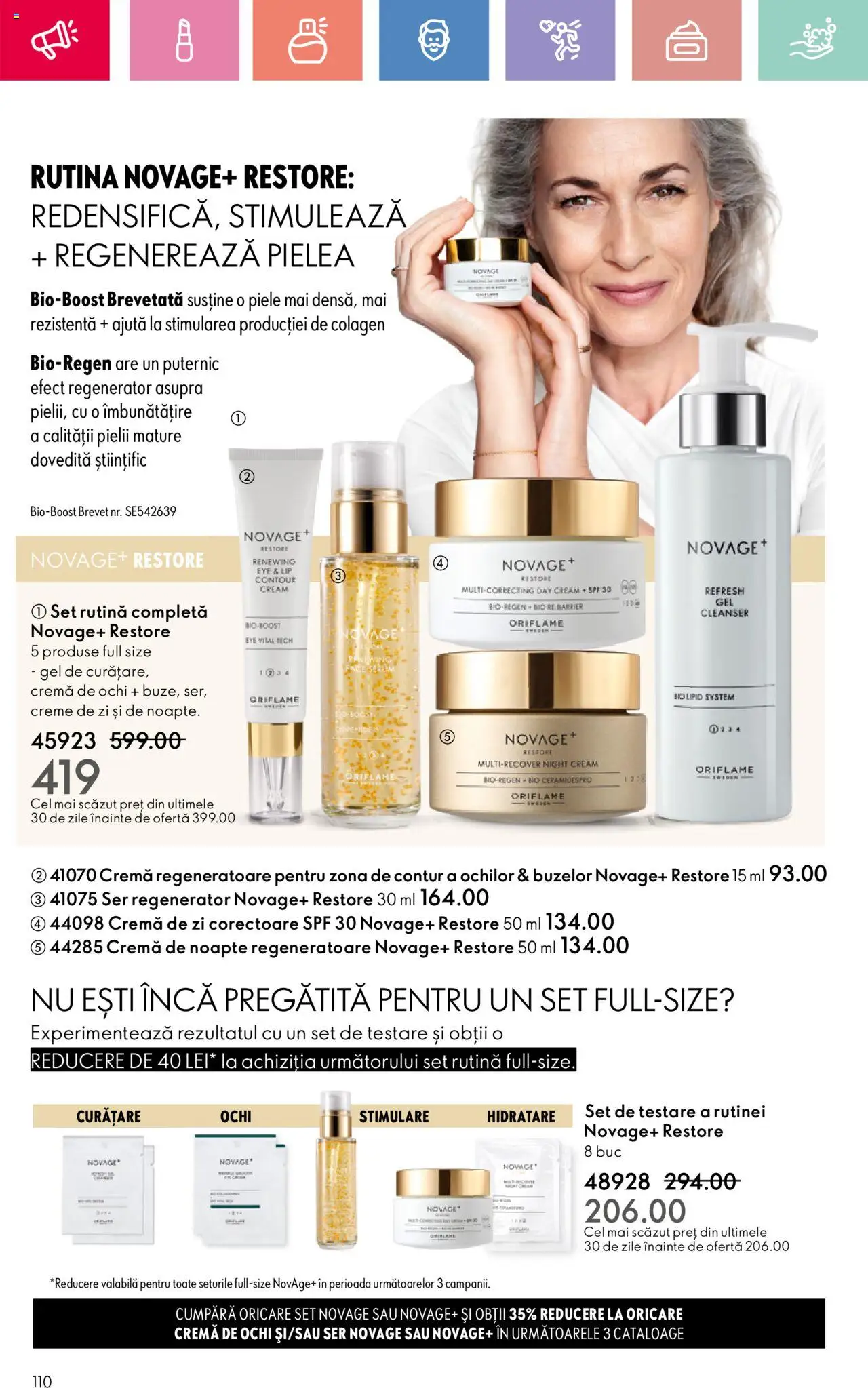Catalog Oriflame 25 Mai - 14 Iunie 2025 | Pagina 110 | Produse: Cremă de zi, Cremă de noapte, Cremă