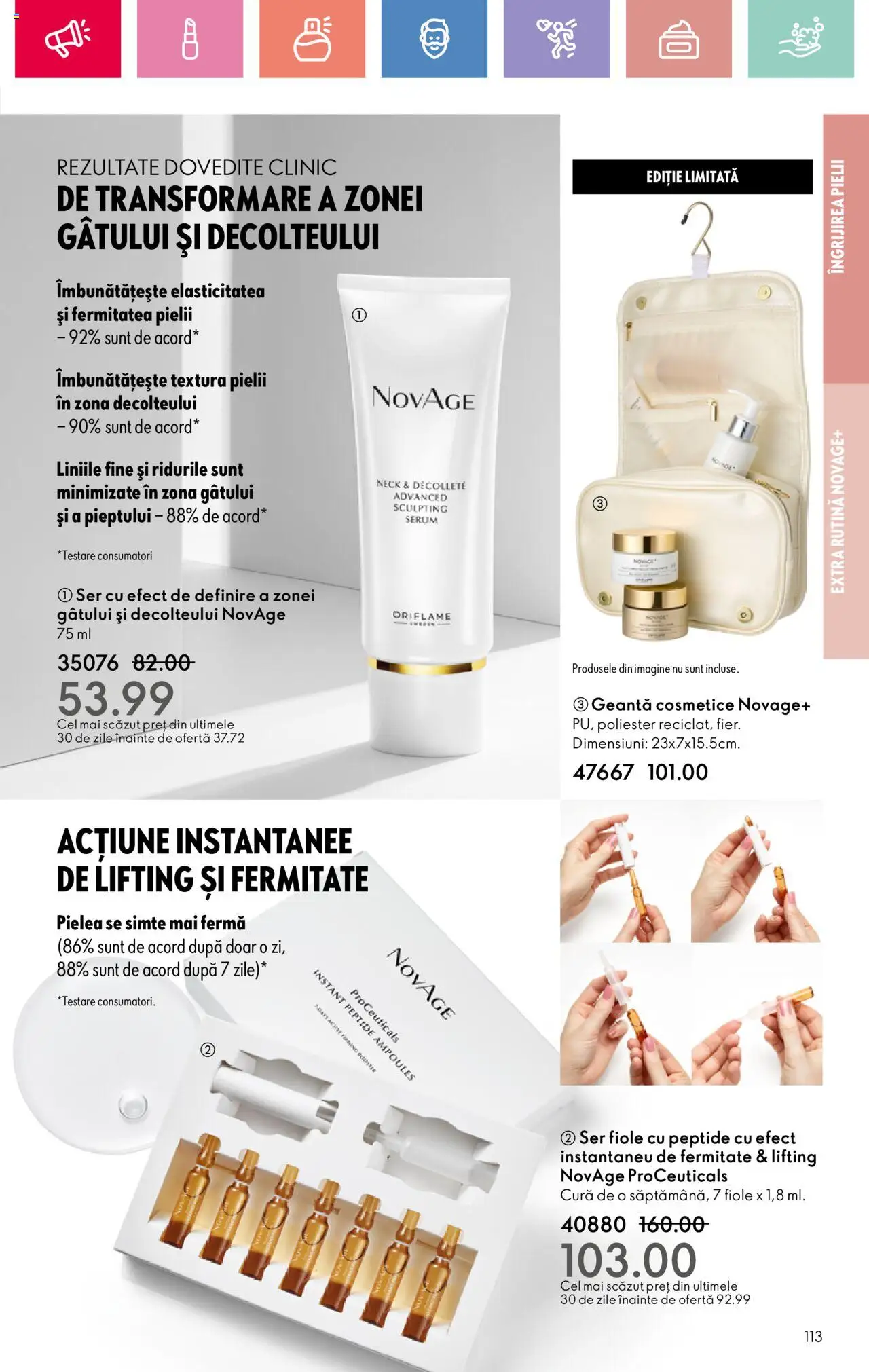 Catalog Oriflame 25 Mai - 14 Iunie 2025 | Pagina 113 | Produse: Serum, Geantă
