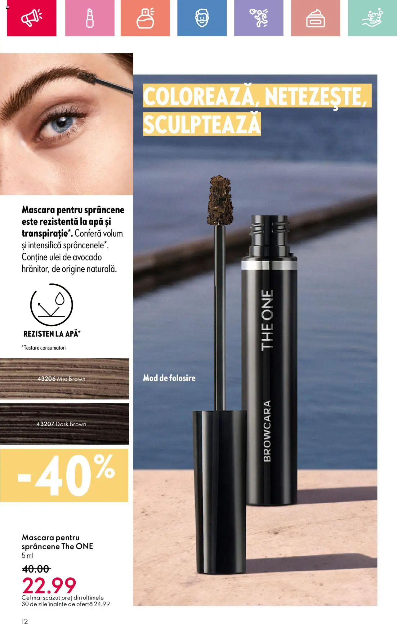 Catalog Oriflame 25 Mai - 14 Iunie 2025 | Pagina 12 | Produse: Mascara, Ulei, Avocado, Apă