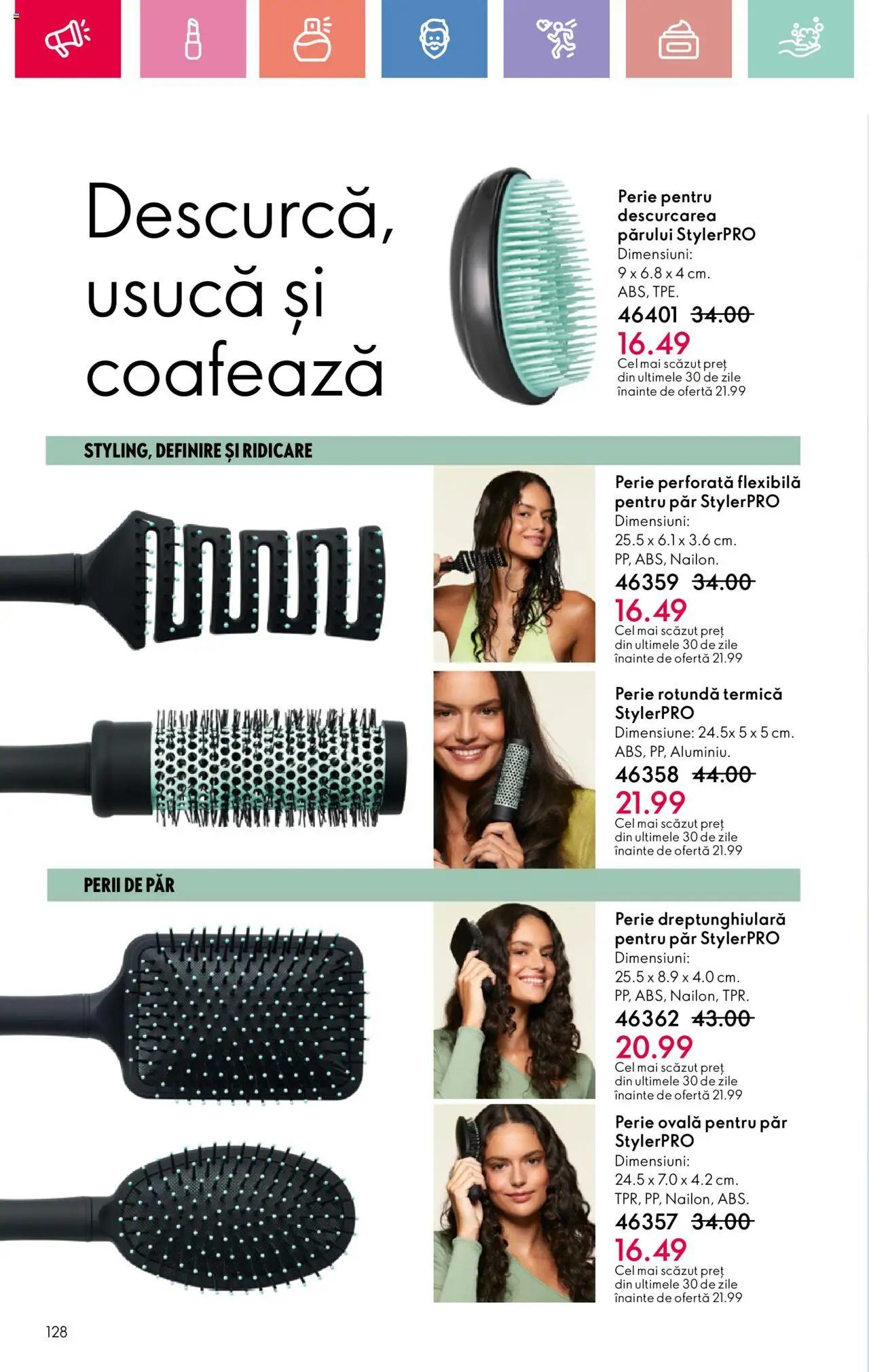 Catalog Oriflame 25 Mai - 14 Iunie 2025 | Pagina 128 | Produse: Perie