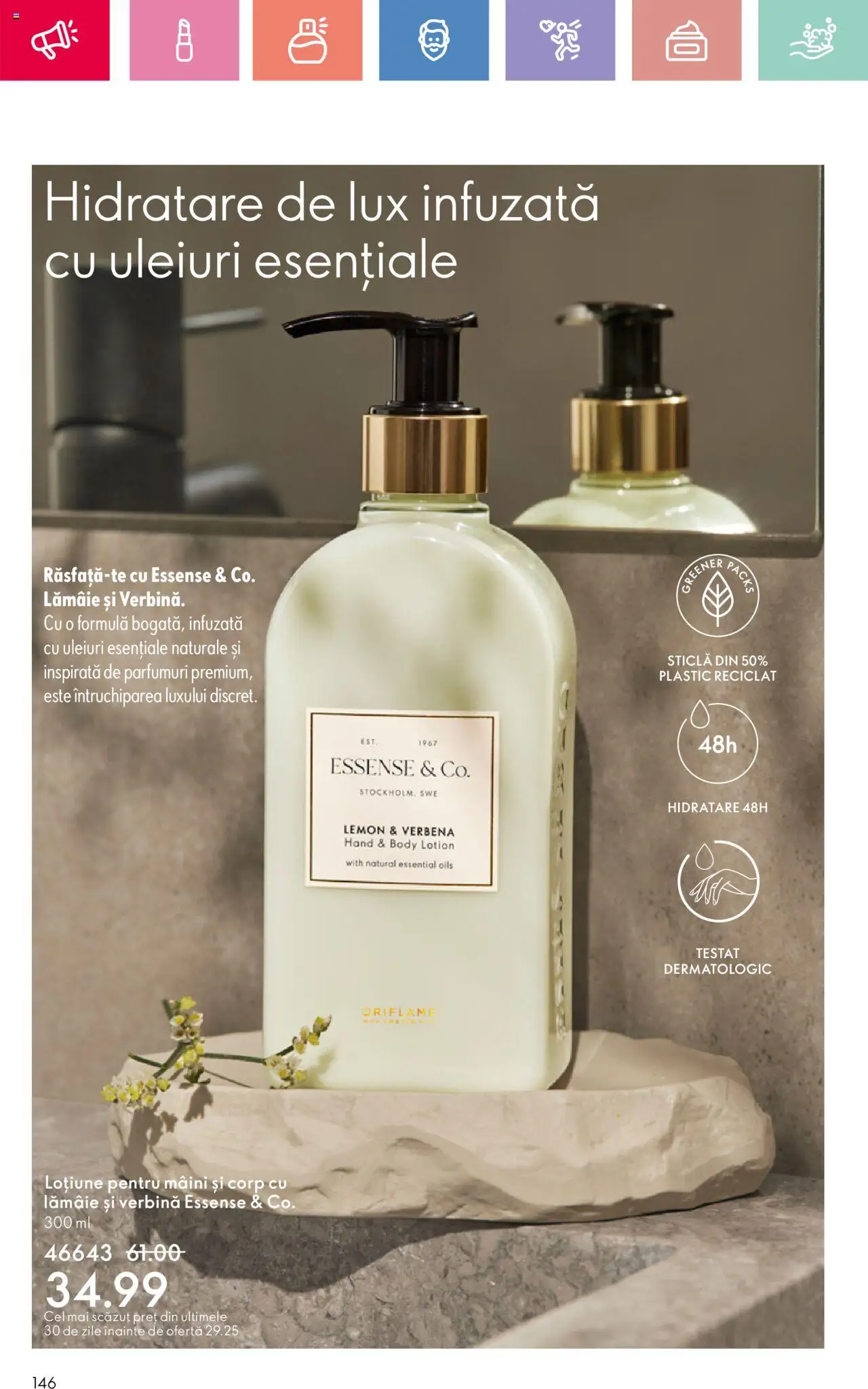 Catalog Oriflame 25 Mai - 14 Iunie 2025 | Pagina 146 | Produse: Body, Lămâie