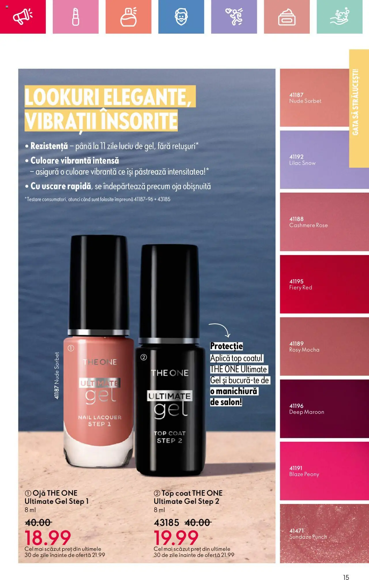 Catalog Oriflame 25 Mai - 14 Iunie 2025 | Pagina 15 | Produse: Top coat, Top, Ojă
