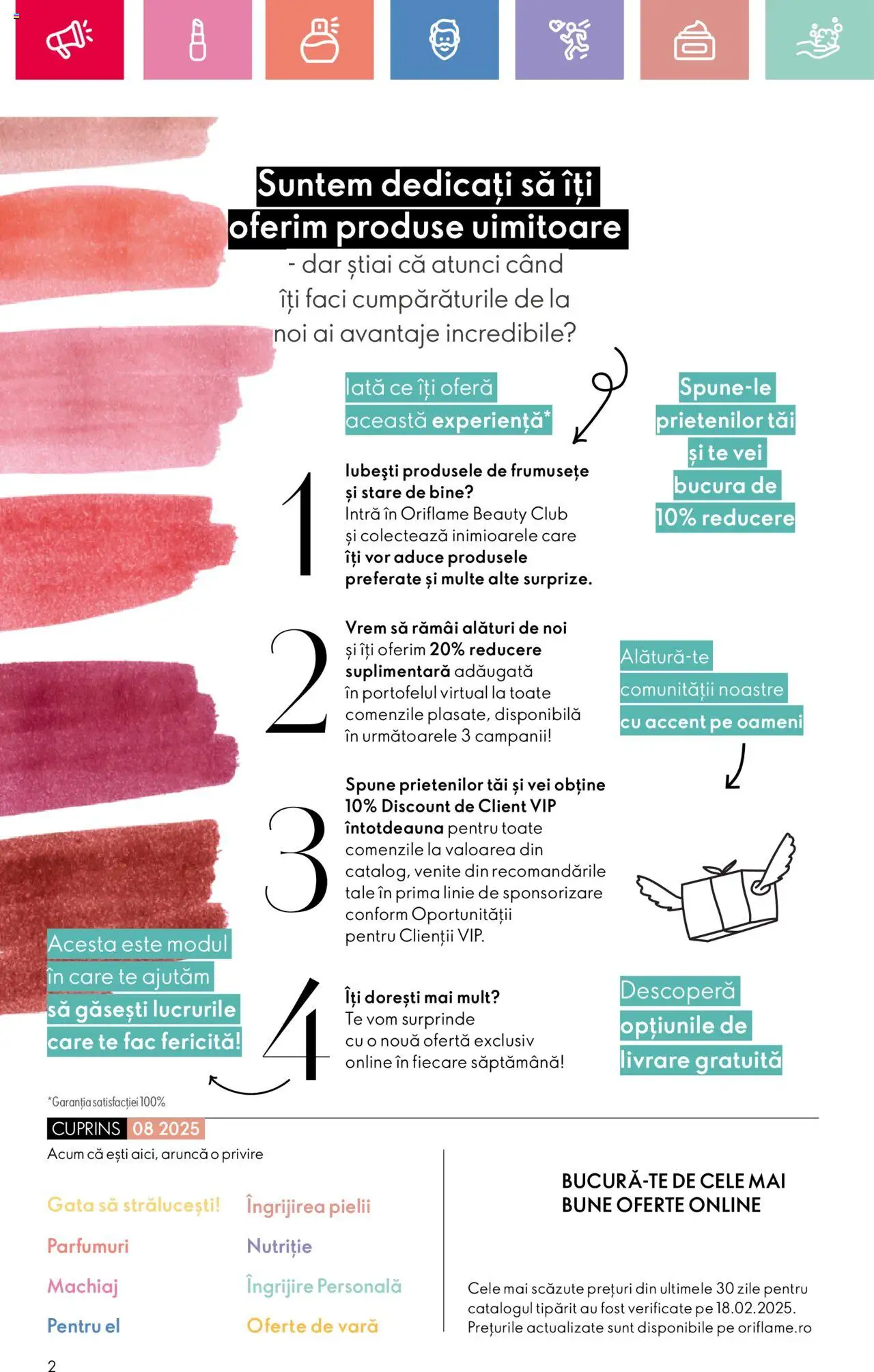 Catalog Oriflame 25 Mai - 14 Iunie 2025 | Pagina 2 | Produse: Machiaj