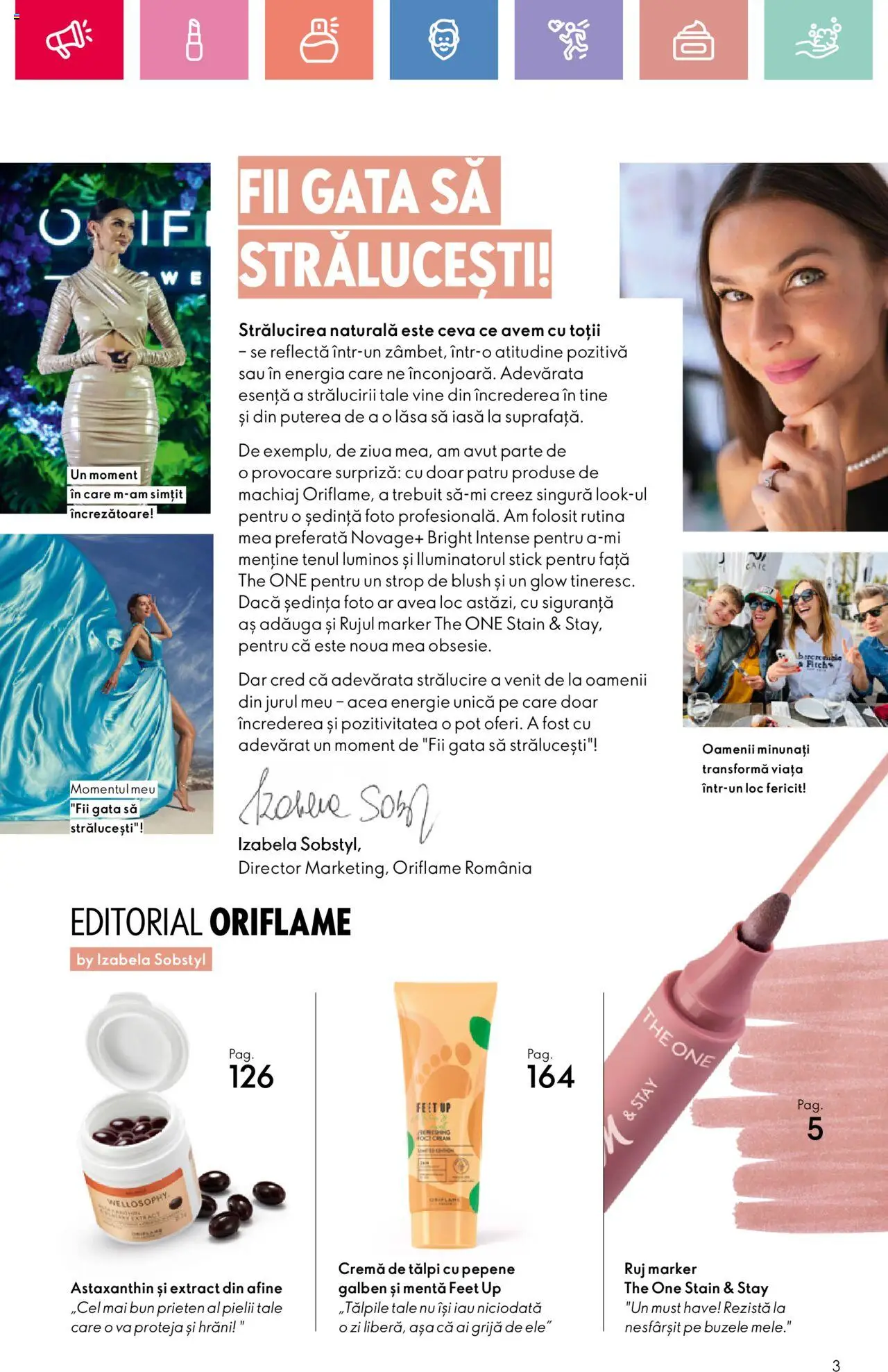Catalog Oriflame 25 Mai - 14 Iunie 2025 | Pagina 3 | Produse: Afine, Machiaj, Blush, Ruj