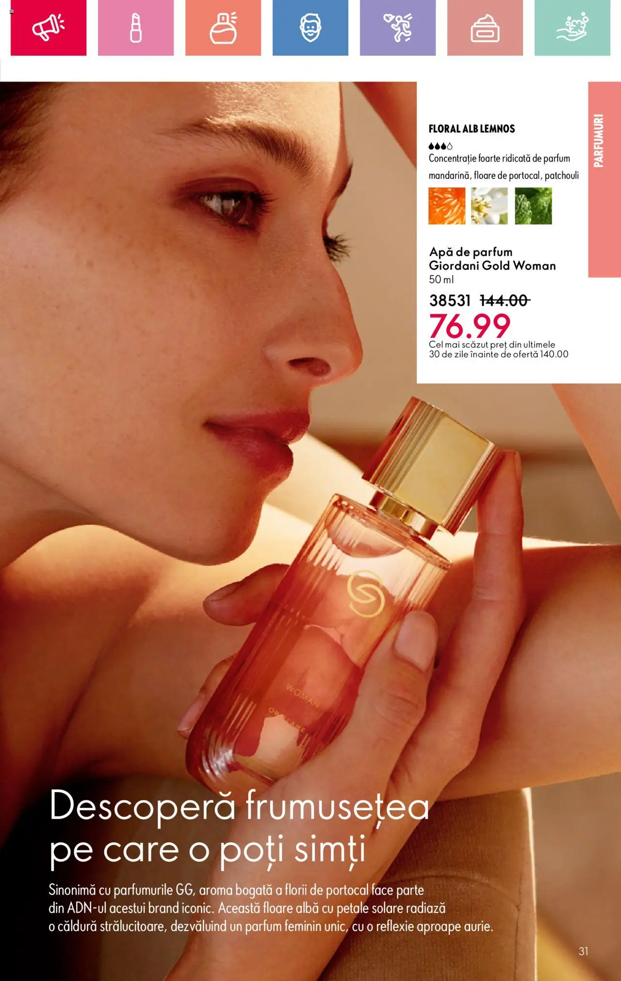 Catalog Oriflame 25 Mai - 14 Iunie 2025 | Pagina 31 | Produse: Apă de parfum, Parfum, Apă