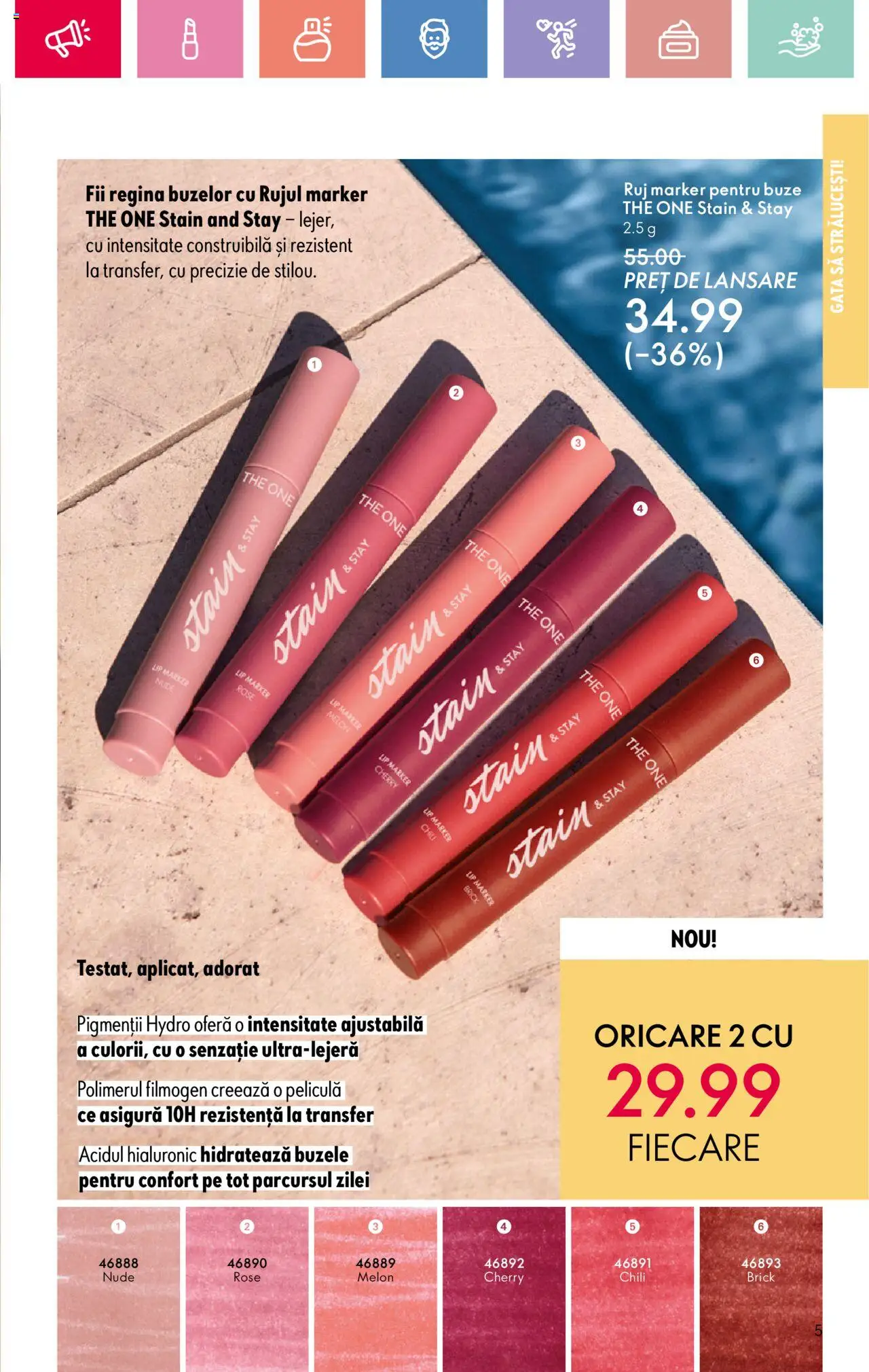 Catalog Oriflame 25 Mai - 14 Iunie 2025 | Pagina 5 | Produse: Ruj