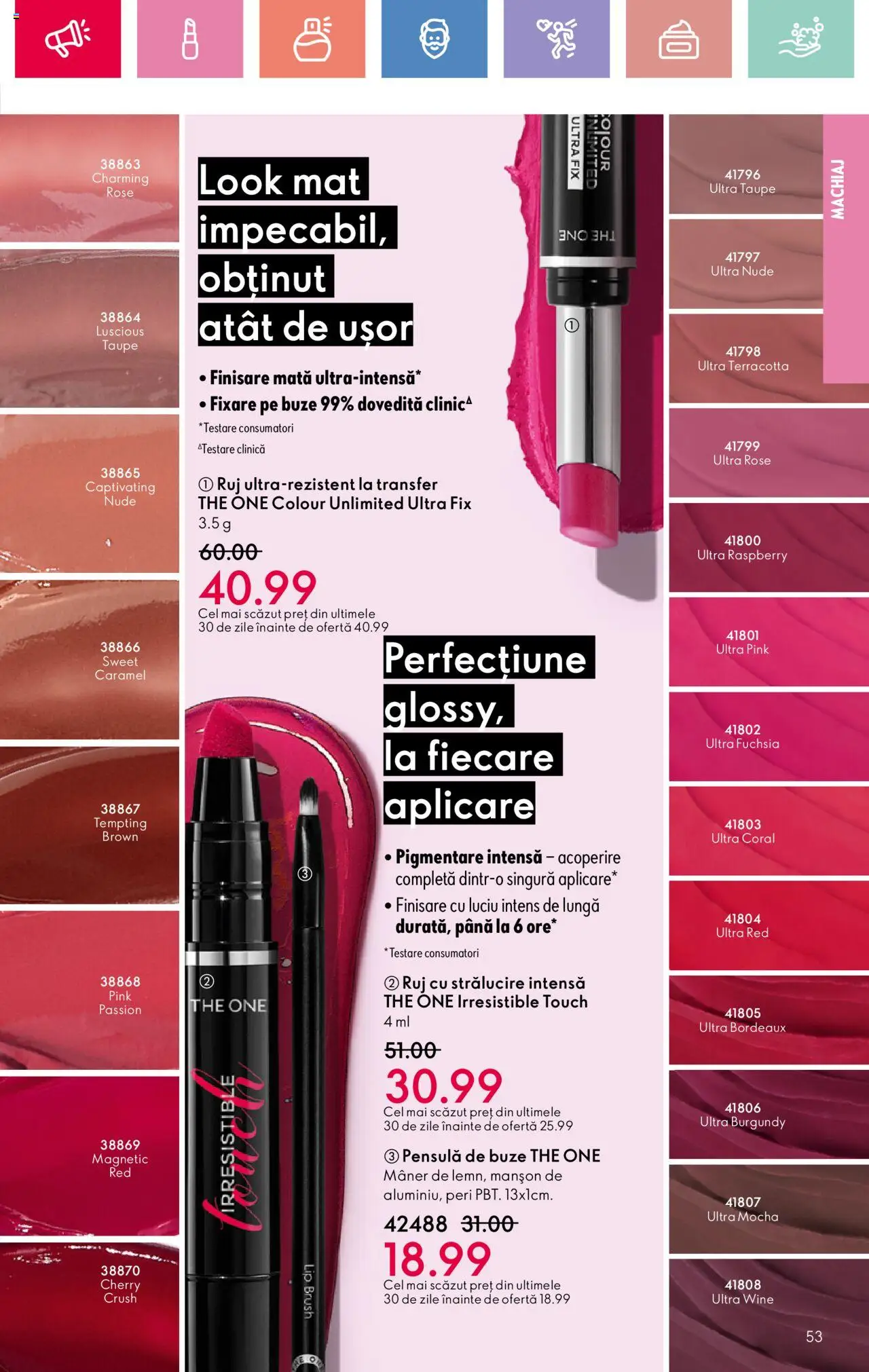 Catalog Oriflame 25 Mai - 14 Iunie 2025 | Pagina 53 | Produse: Mâner, Machiaj, Ruj