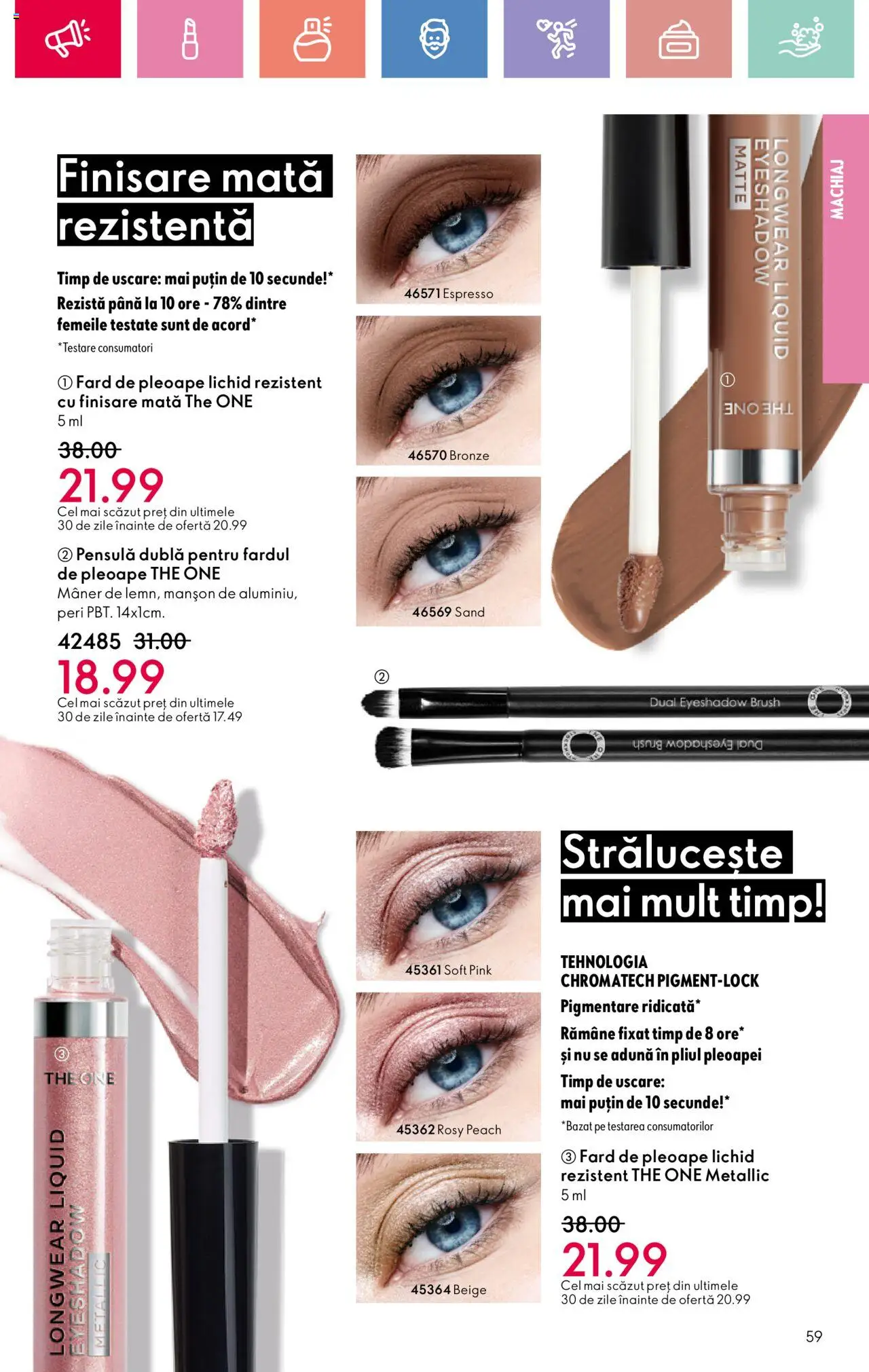 Catalog Oriflame 25 Mai - 14 Iunie 2025 | Pagina 59 | Produse: Mâner, Machiaj, Fard de pleoape