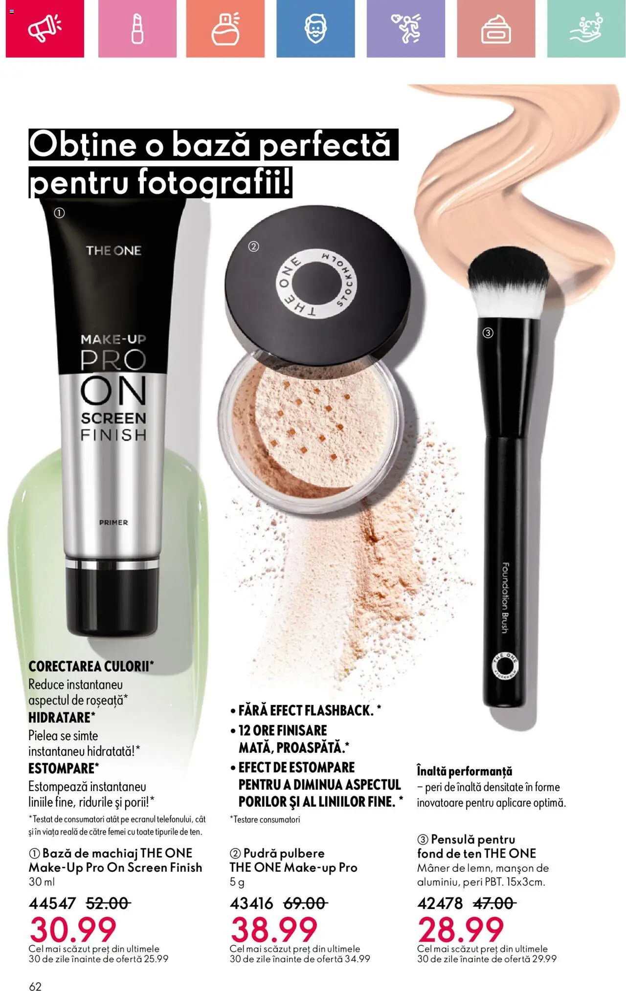 Catalog Oriflame 25 Mai - 14 Iunie 2025 | Pagina 62 | Produse: Fond de ten, Mâner, Machiaj, Pudră