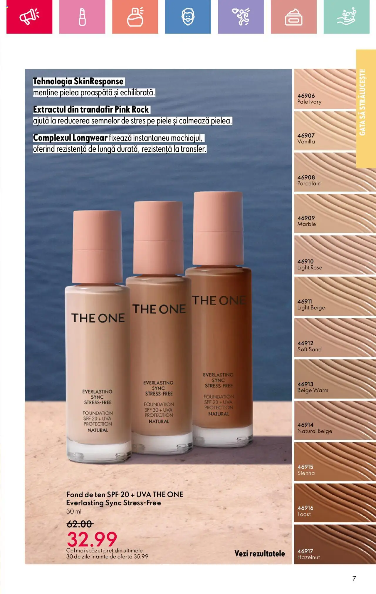 Catalog Oriflame 25 Mai - 14 Iunie 2025 | Pagina 7 | Produse: Fond de ten, Trandafir