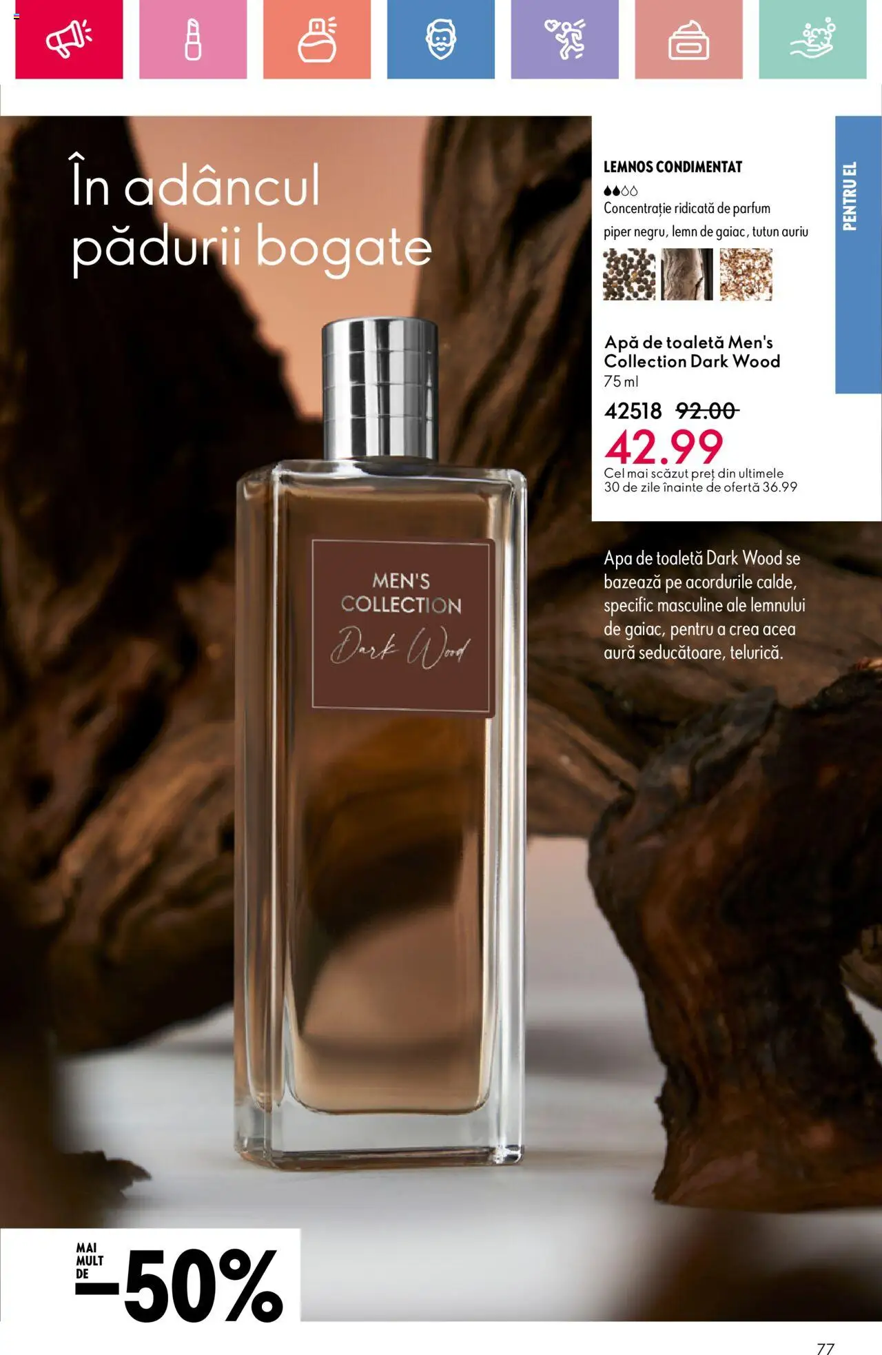 Catalog Oriflame 25 Mai - 14 Iunie 2025 | Pagina 77 | Produse: Toaletă, Parfum, Apă, Piper