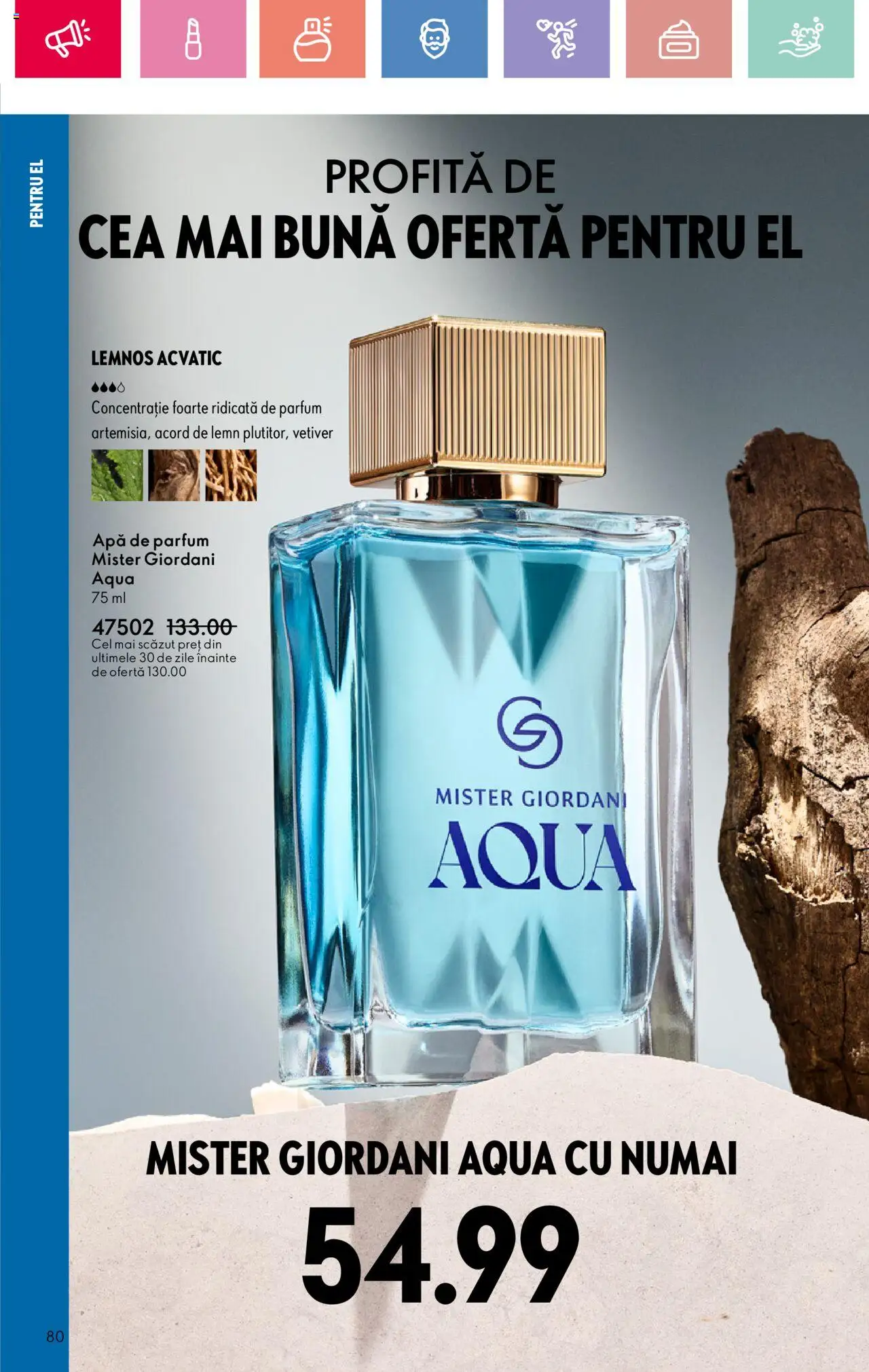 Catalog Oriflame 25 Mai - 14 Iunie 2025 | Pagina 80 | Produse: Apă de parfum, Parfum, Apă