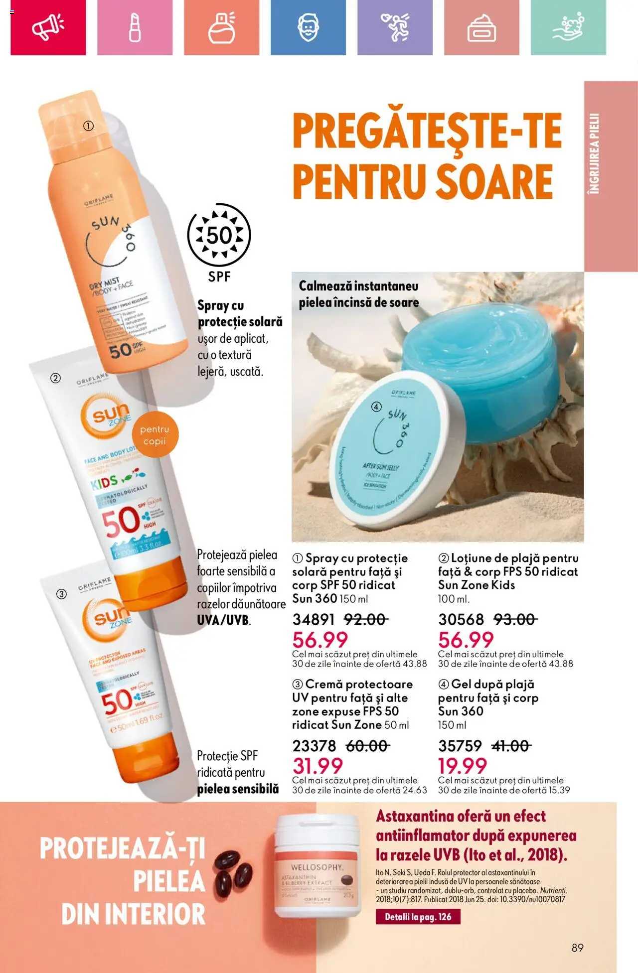 Catalog Oriflame 25 Mai - 14 Iunie 2025 | Pagina 89 | Produse: Body, Cremă, Protecție solară