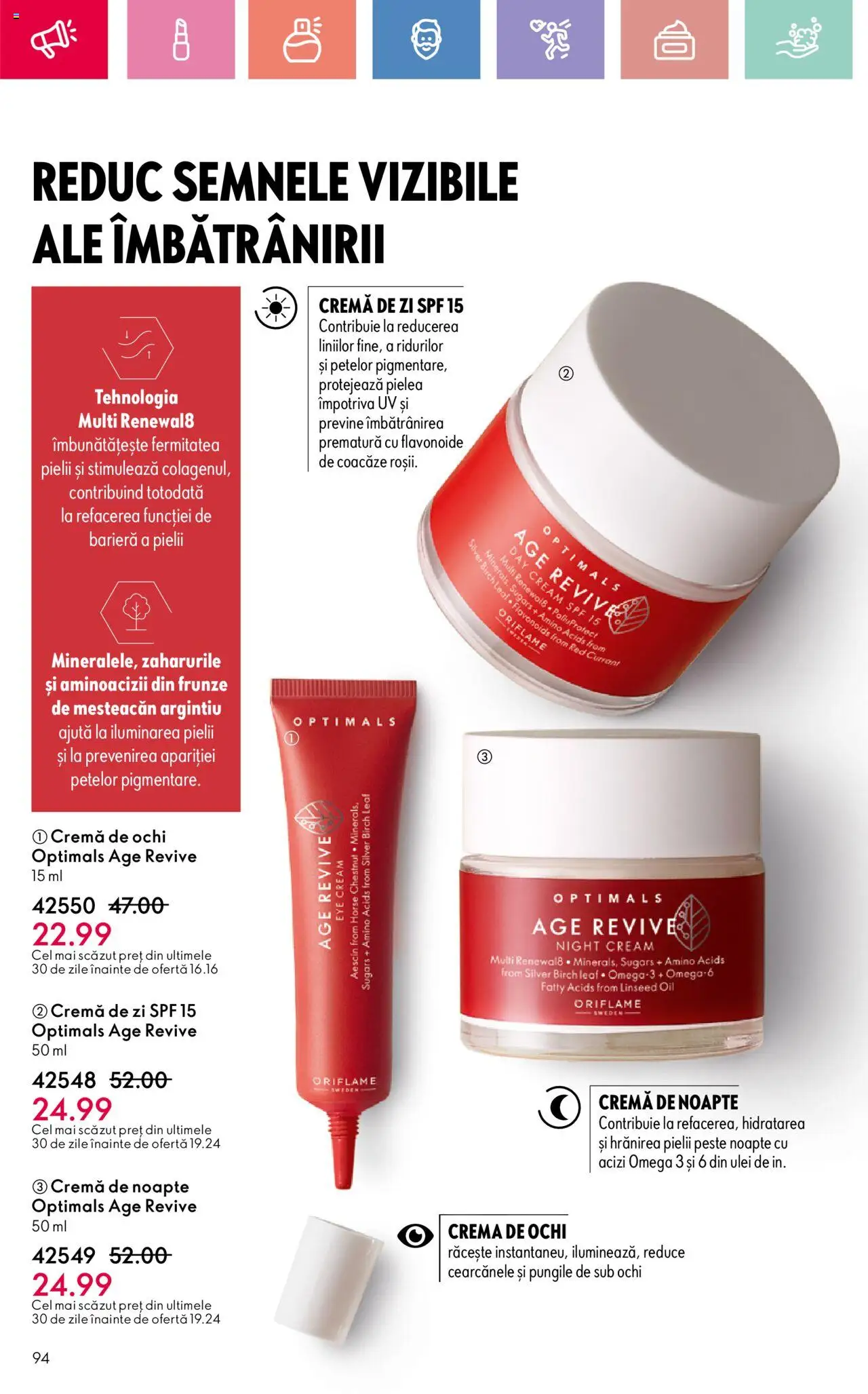 Catalog Oriflame 25 Mai - 14 Iunie 2025 | Pagina 94 | Produse: Cremă de zi, Cremă de noapte, Cremă, Pește