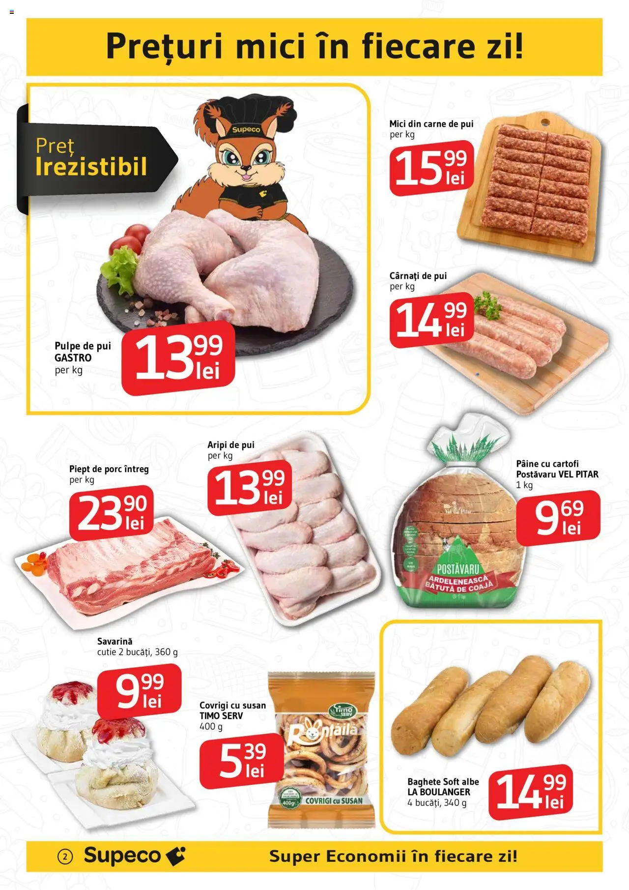 Catalog Supeco 8 - 14 Mai 2025 | Pagina 2 | Produse: Hacıyatmaz Kedi Oyuncağı, Cutie, Mici, Carne De Pui