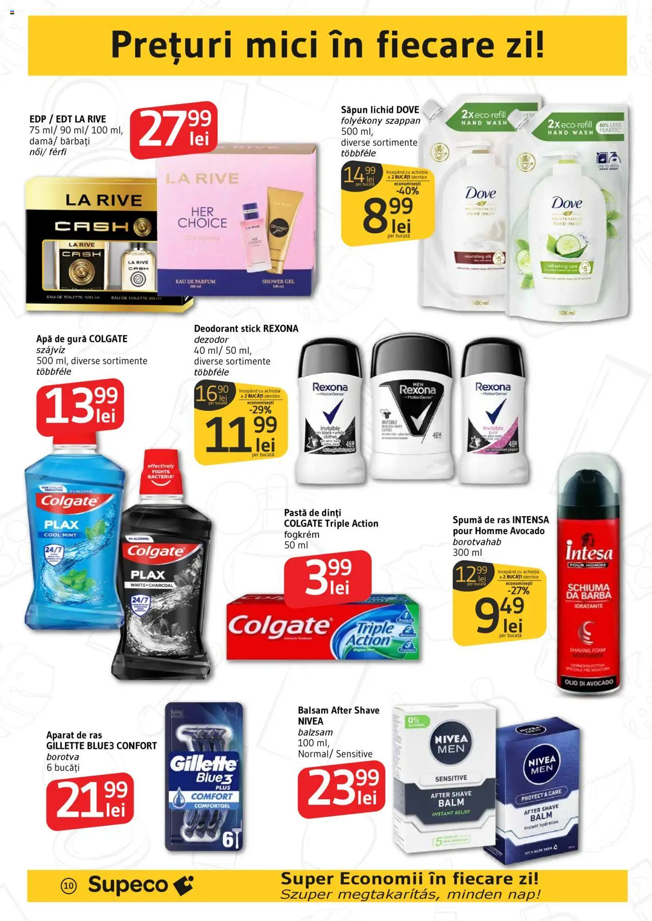 Catalog Supeco 8 - 14 Mai 2025 | Pagina 10 | Produse: After shave, Aparat De Ras, Săpun, Apă de gură