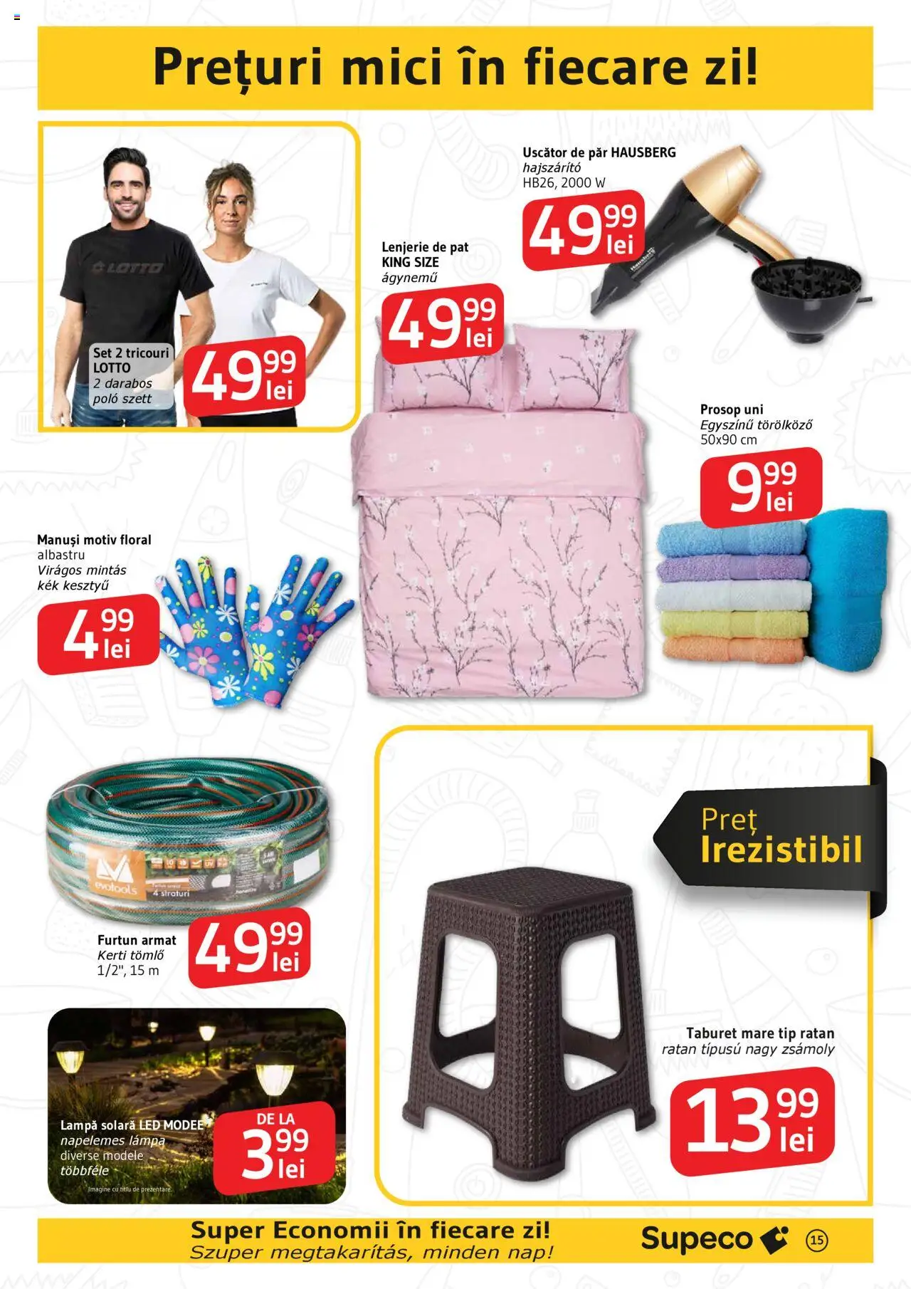 Catalog Supeco 8 - 14 Mai 2025 | Pagina 15 | Produse: Uscător, Pat, Babak, Lampă