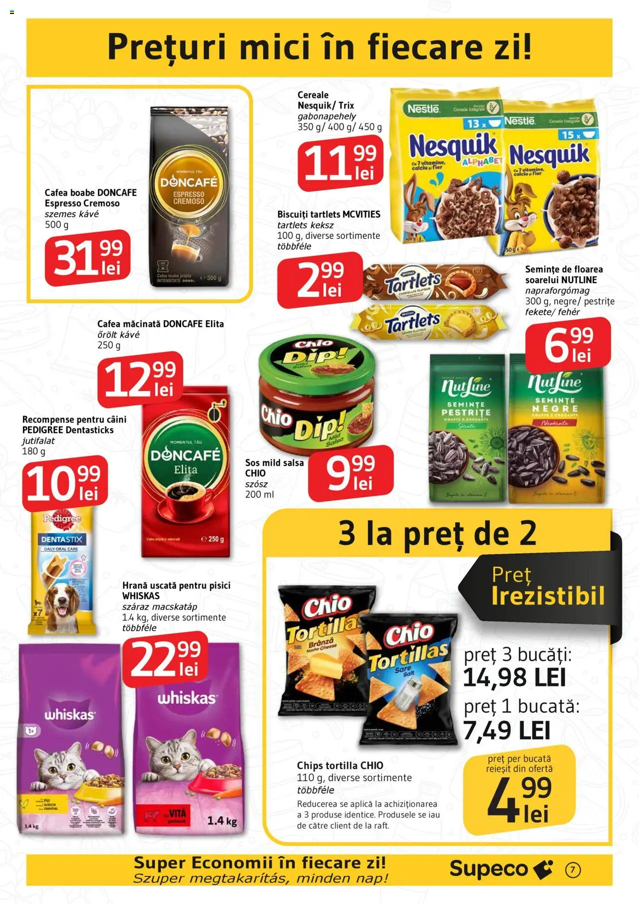 Catalog Supeco 8 - 14 Mai 2025 | Pagina 7 | Produse: Brânză, Cafea, Biscuiți, Sos